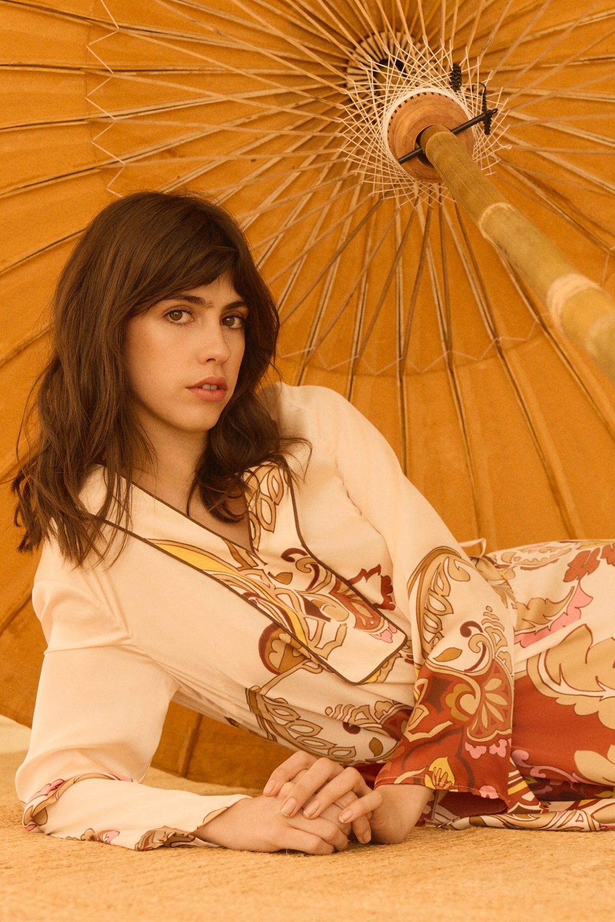 KAFTÁN ESTAMPADO ROSA VEDHA - SEEIOU