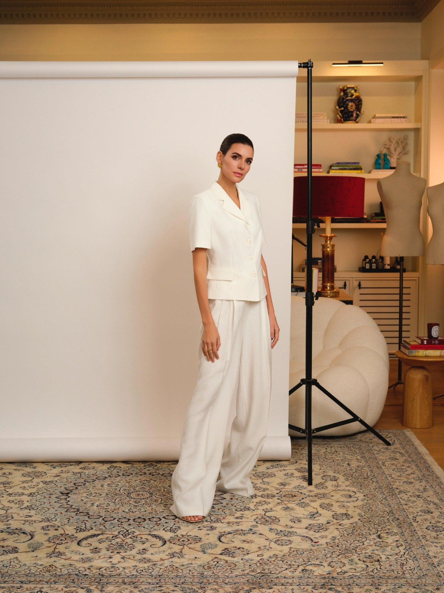 Pantalón blanco Bianca - SEEIOU