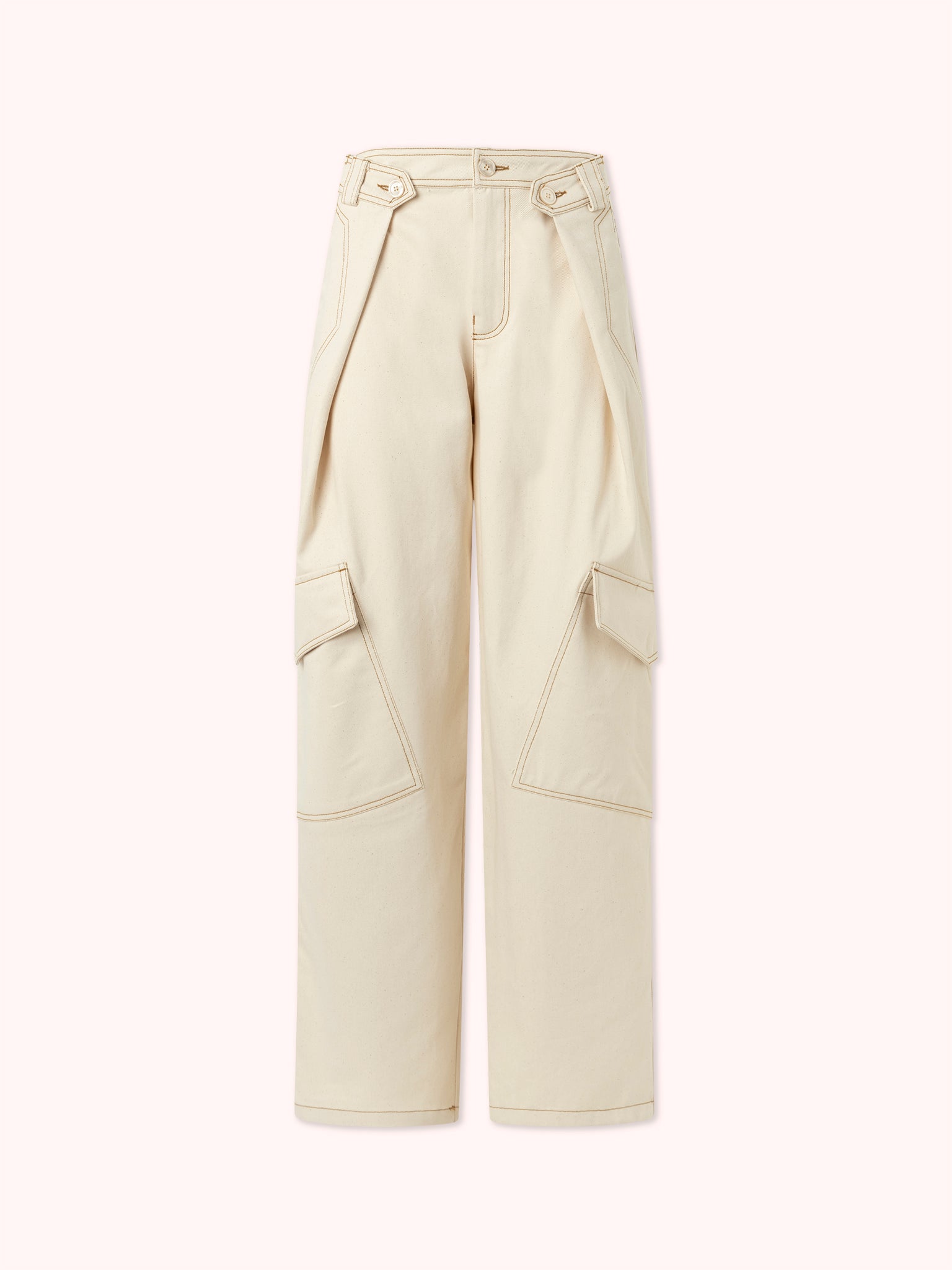 PANTALÓN DENIM OFF - WHITE LEO - SEEIOU