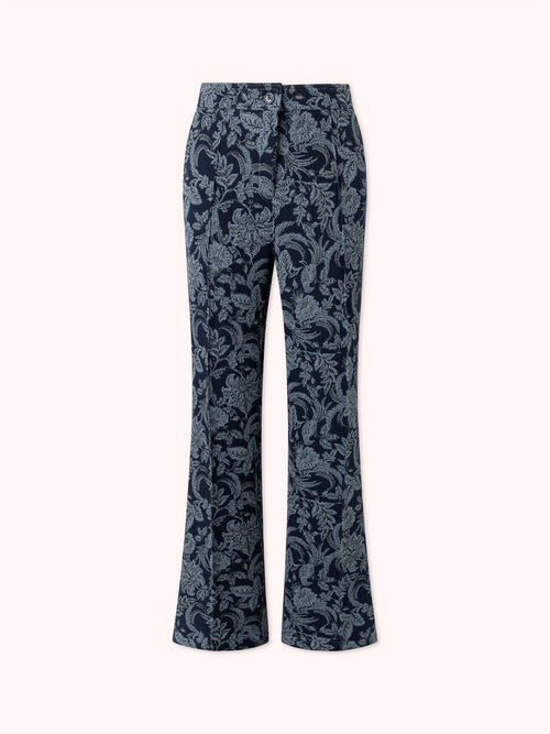 PANTALÓN JACQUARD TROPICAL DENIM YVES