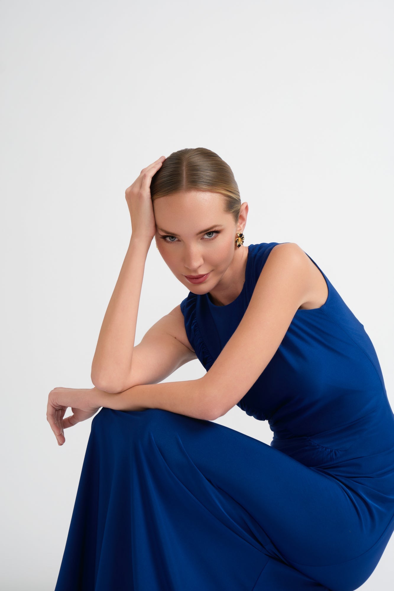 VESTIDO AZUL NOOR - SEEIOU