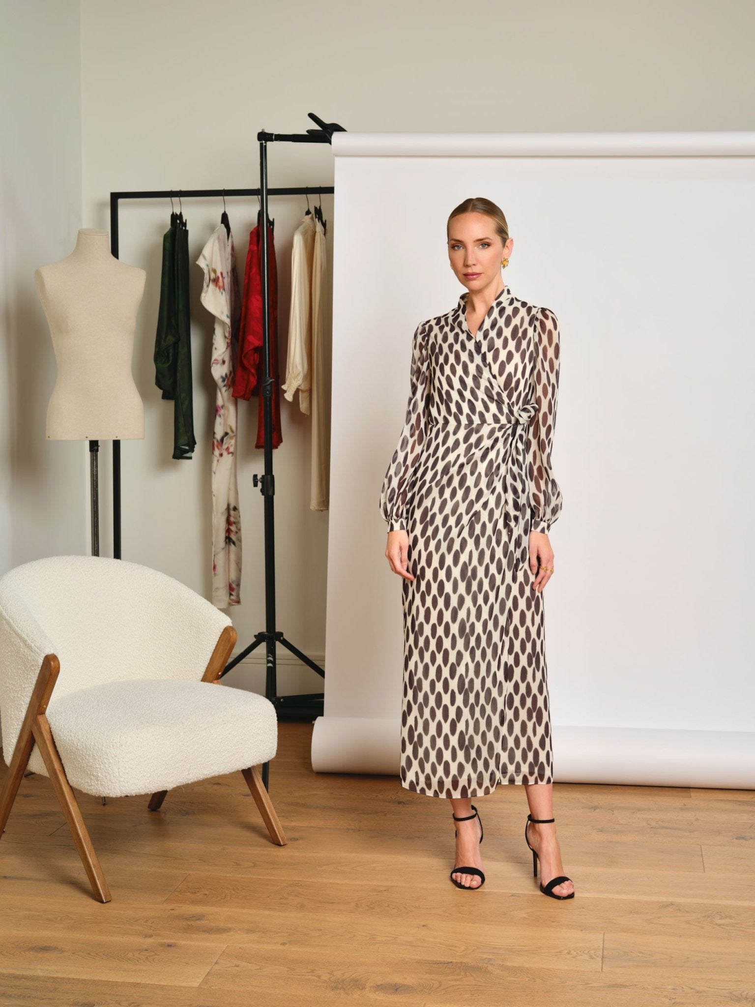 Vestido estampado lunares Berta - SEEIOU