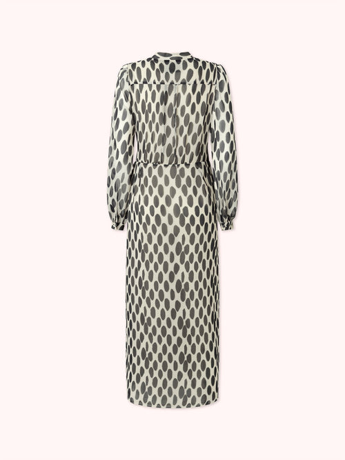 VESTIDO ESTAMPADO LUNARES BERTA