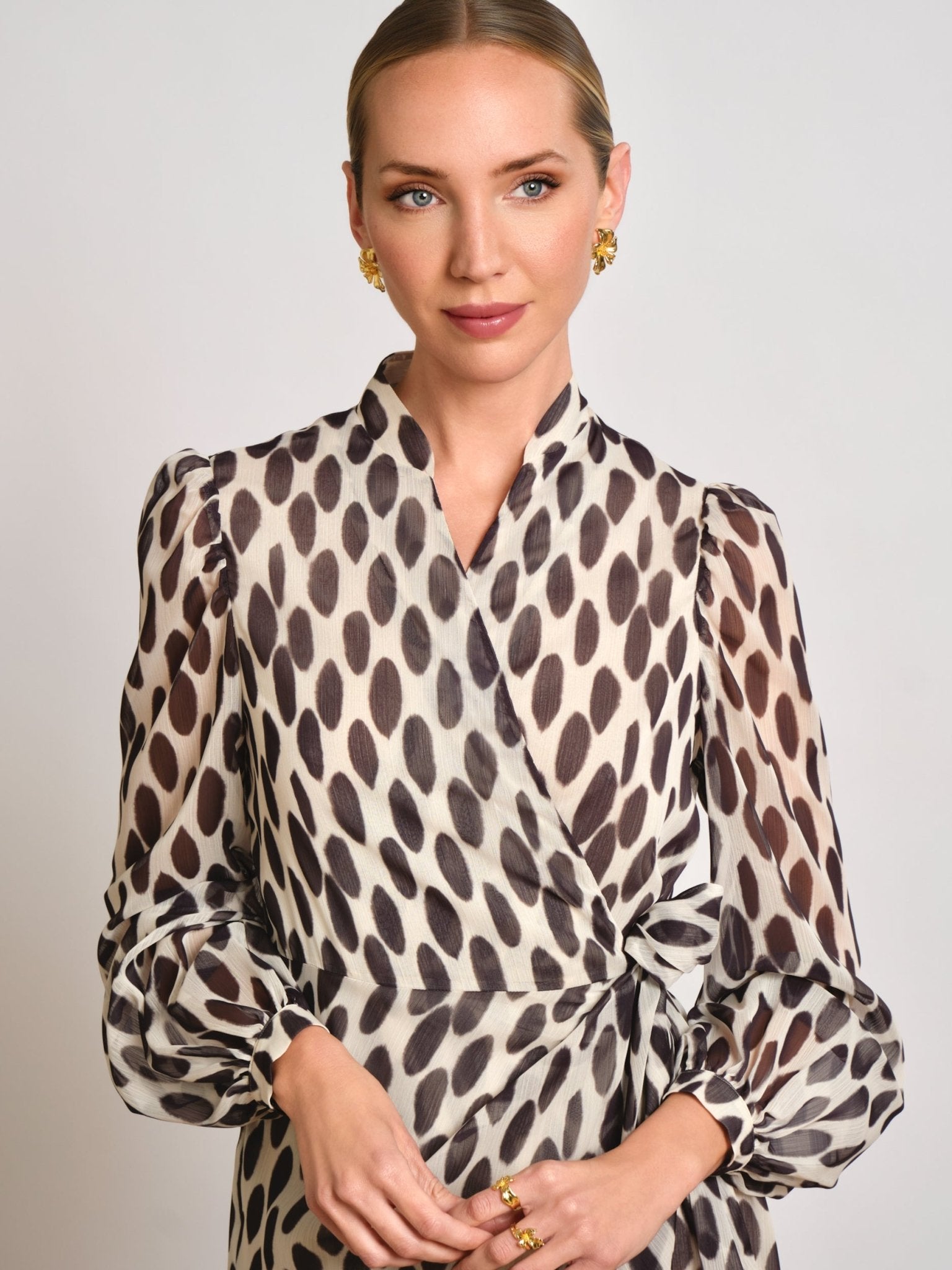 Vestido estampado lunares Berta - SEEIOU