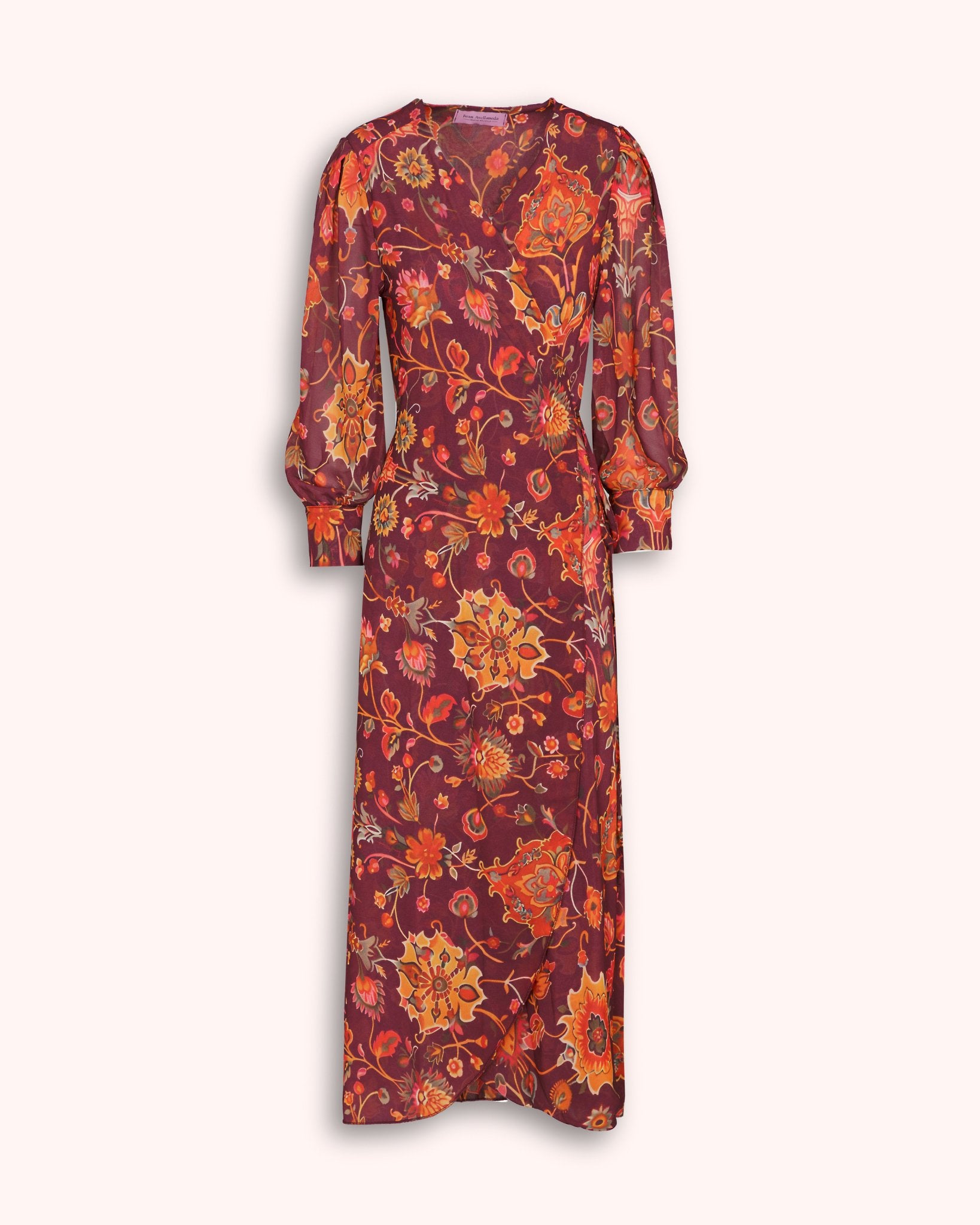VESTIDO GRANATE ZOE - Seeiou