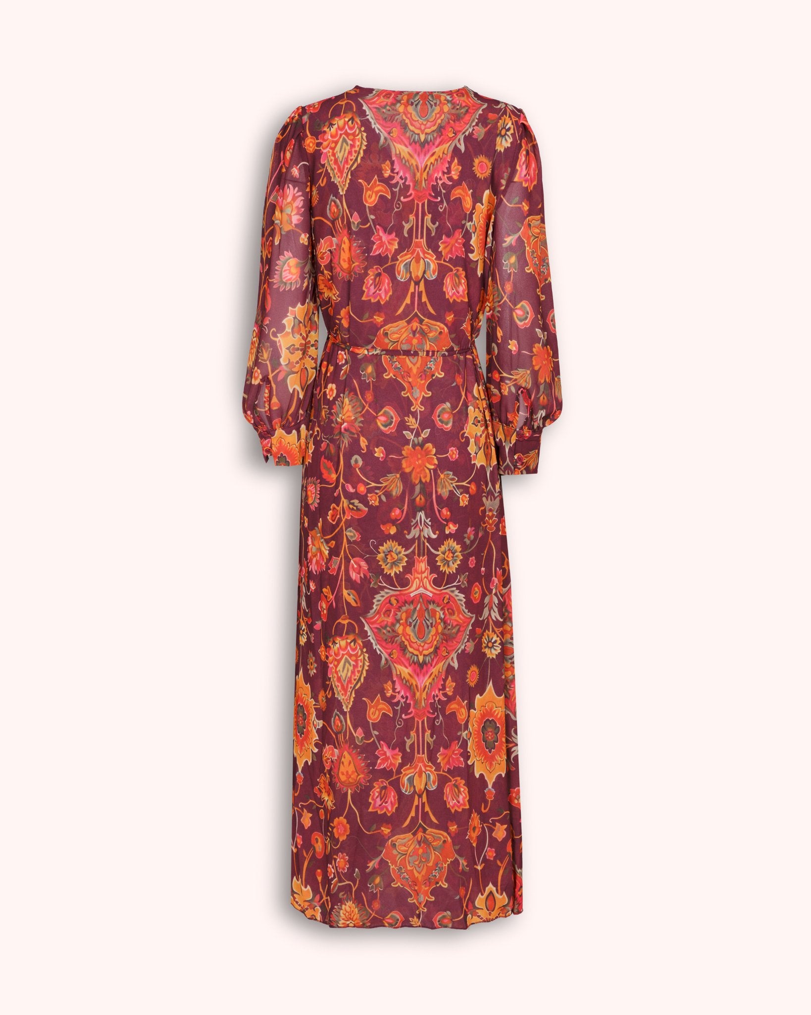 VESTIDO GRANATE ZOE - Seeiou