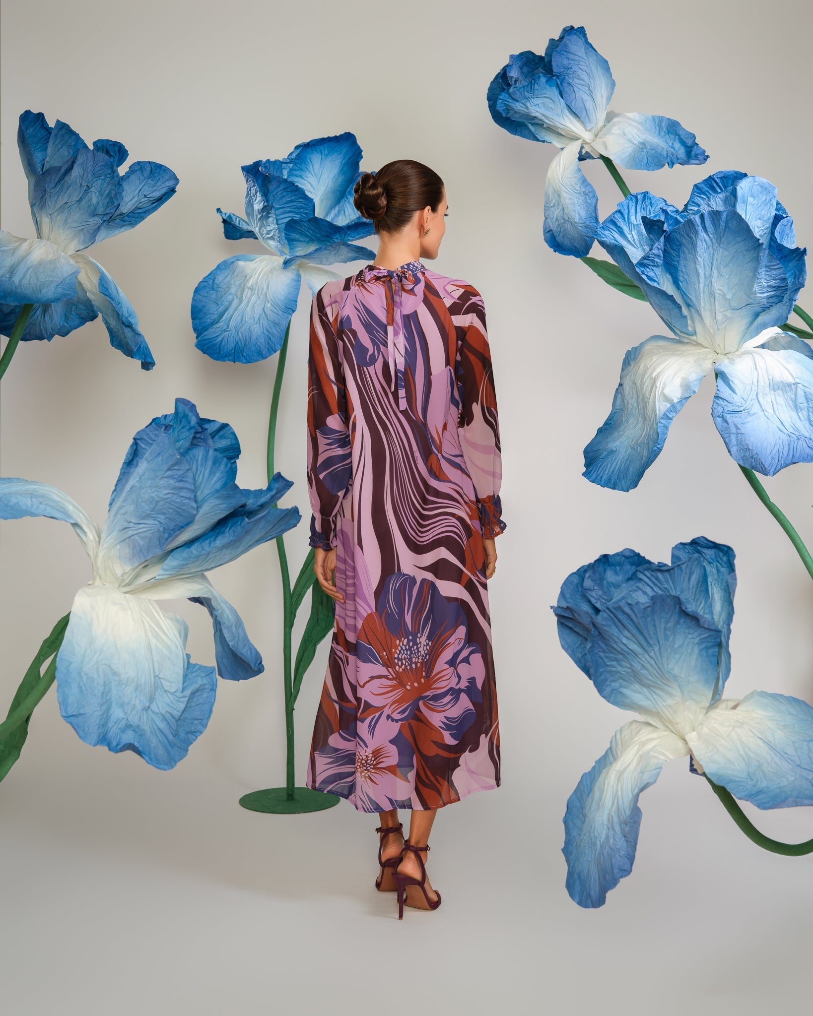 VESTIDO MORADO LAETITIA - Seeiou