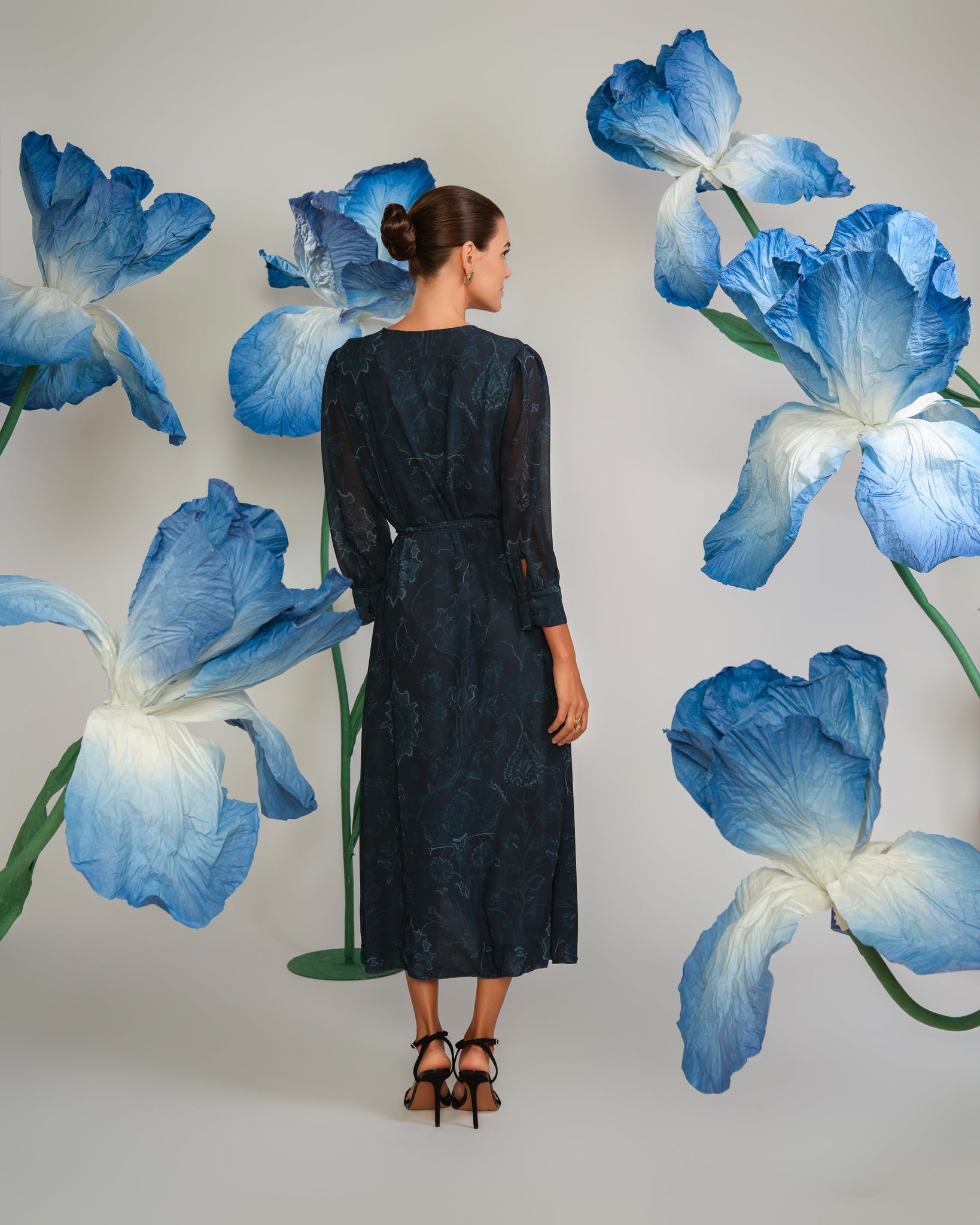 VESTIDO PETROLEO ZOE - Seeiou