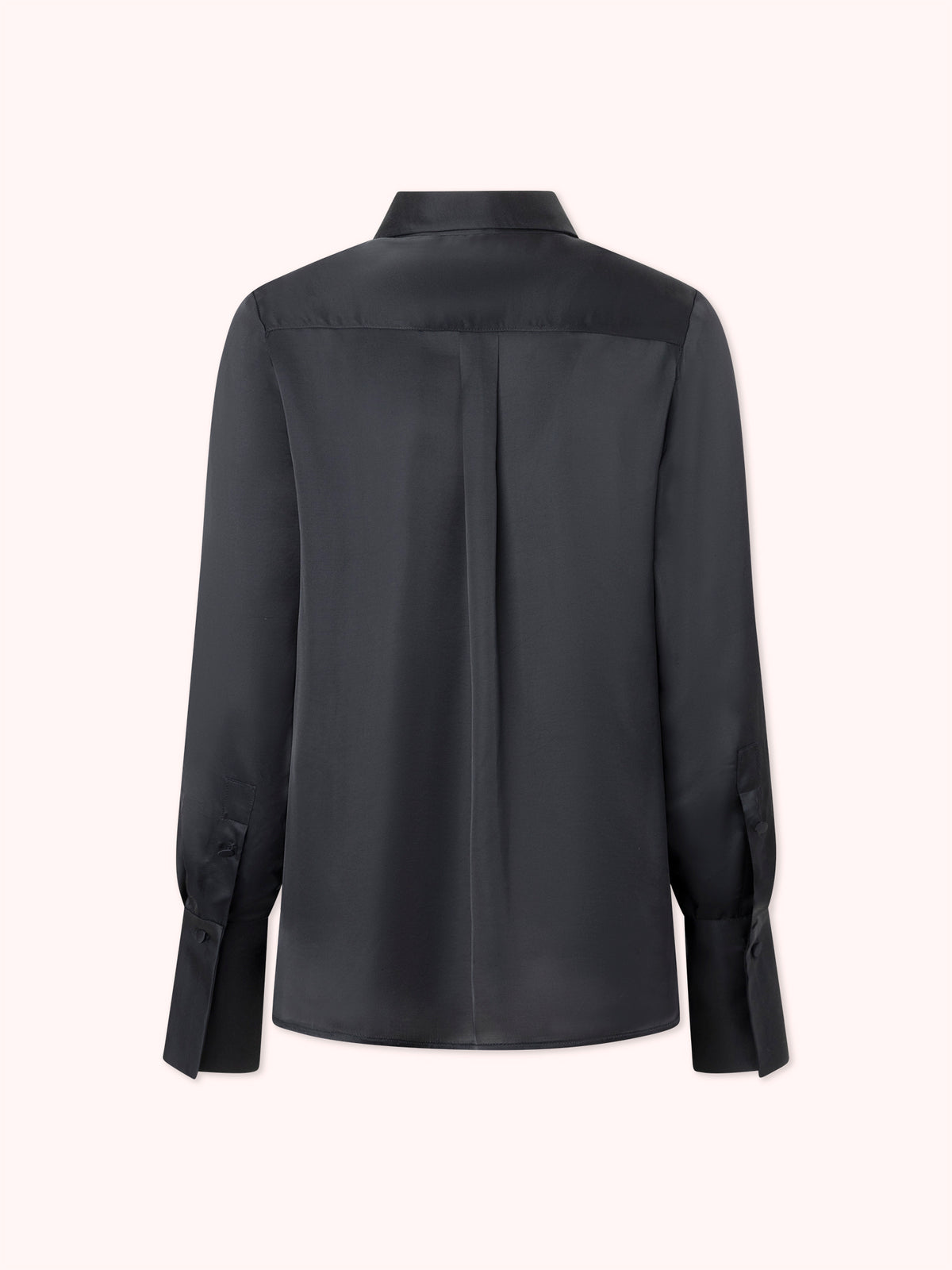 CAMISA SATINADA AZUL