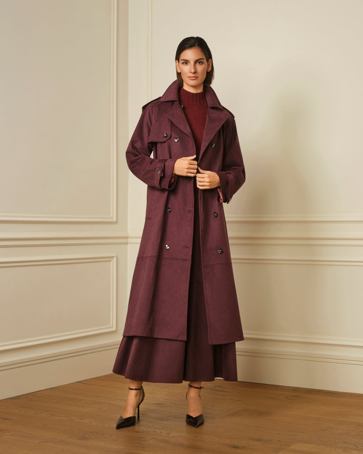 GABARDINA  DE ANTE BURDEOS