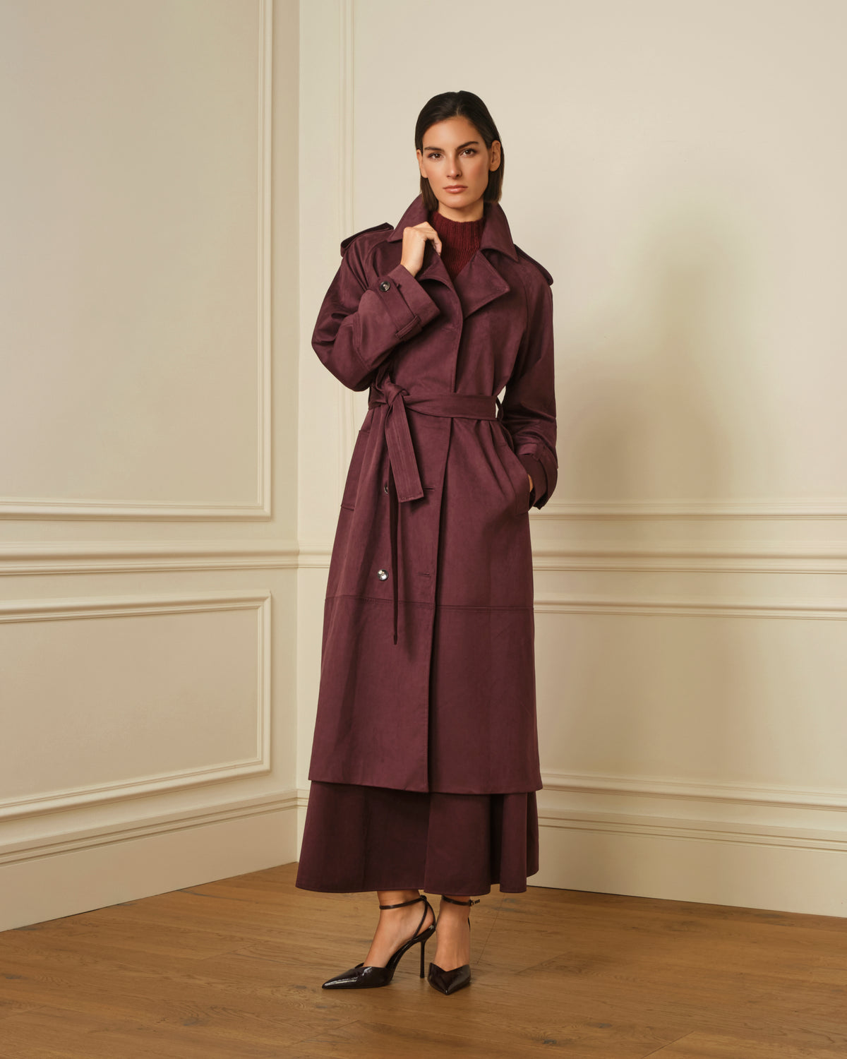 GABARDINA  DE ANTE BURDEOS