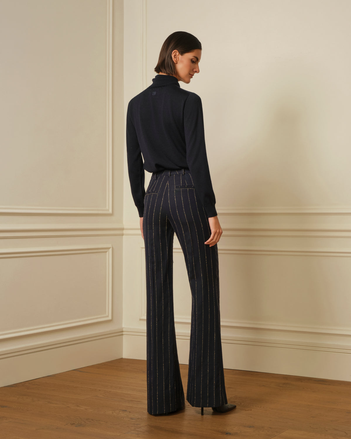 PANTALÓN PALAZZO RAYAS
