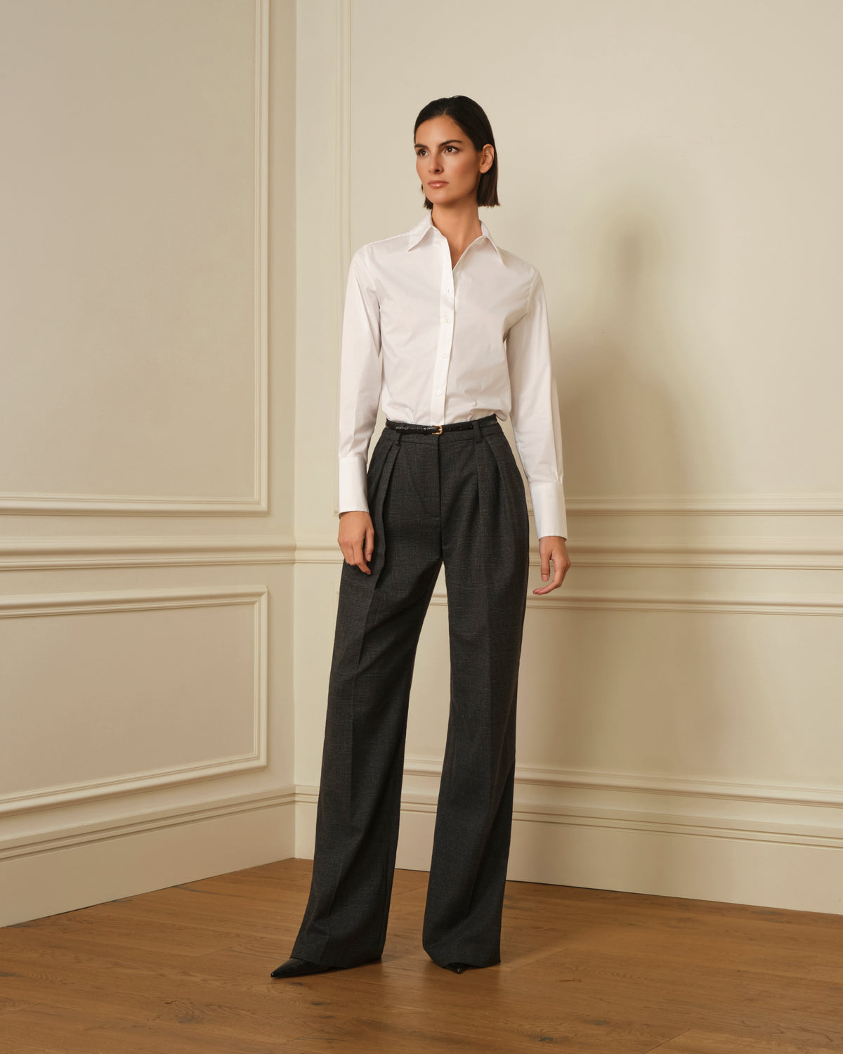 PANTALÓN CUADROS GRIS