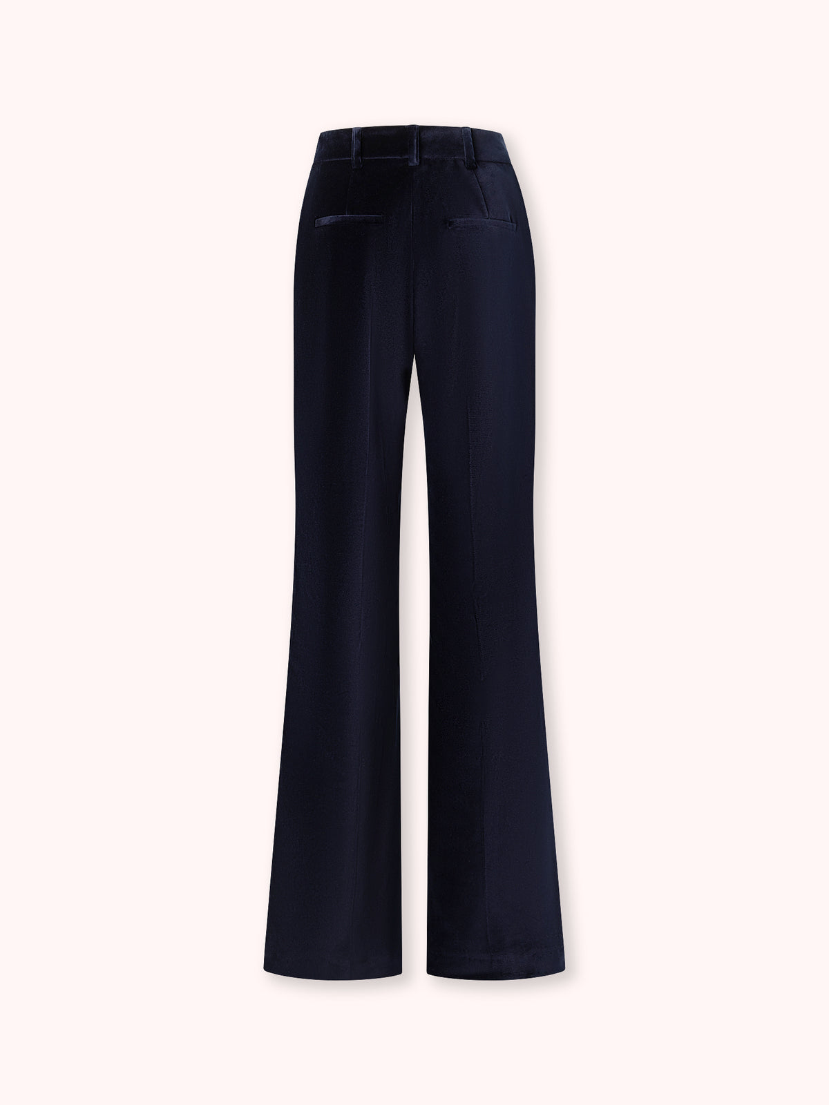 PANTALÓN FLARE DE TERCIOPELO NAVY