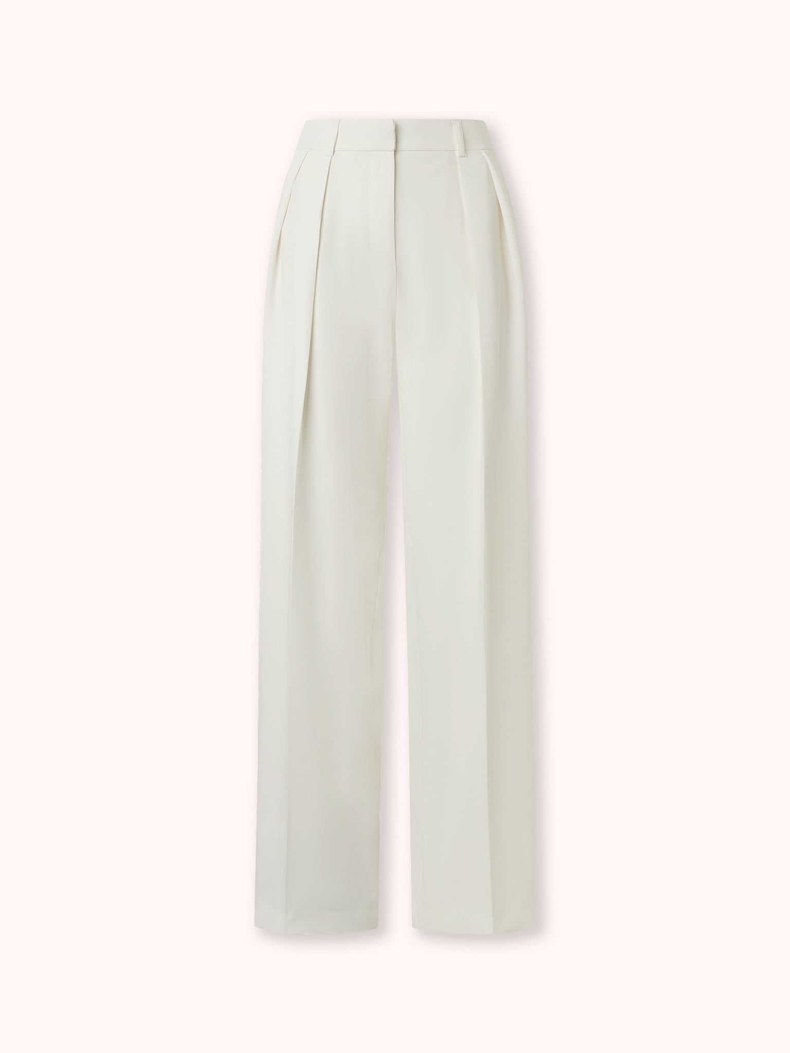 PANTALÓN CON DOBLE PINZA BLANCO