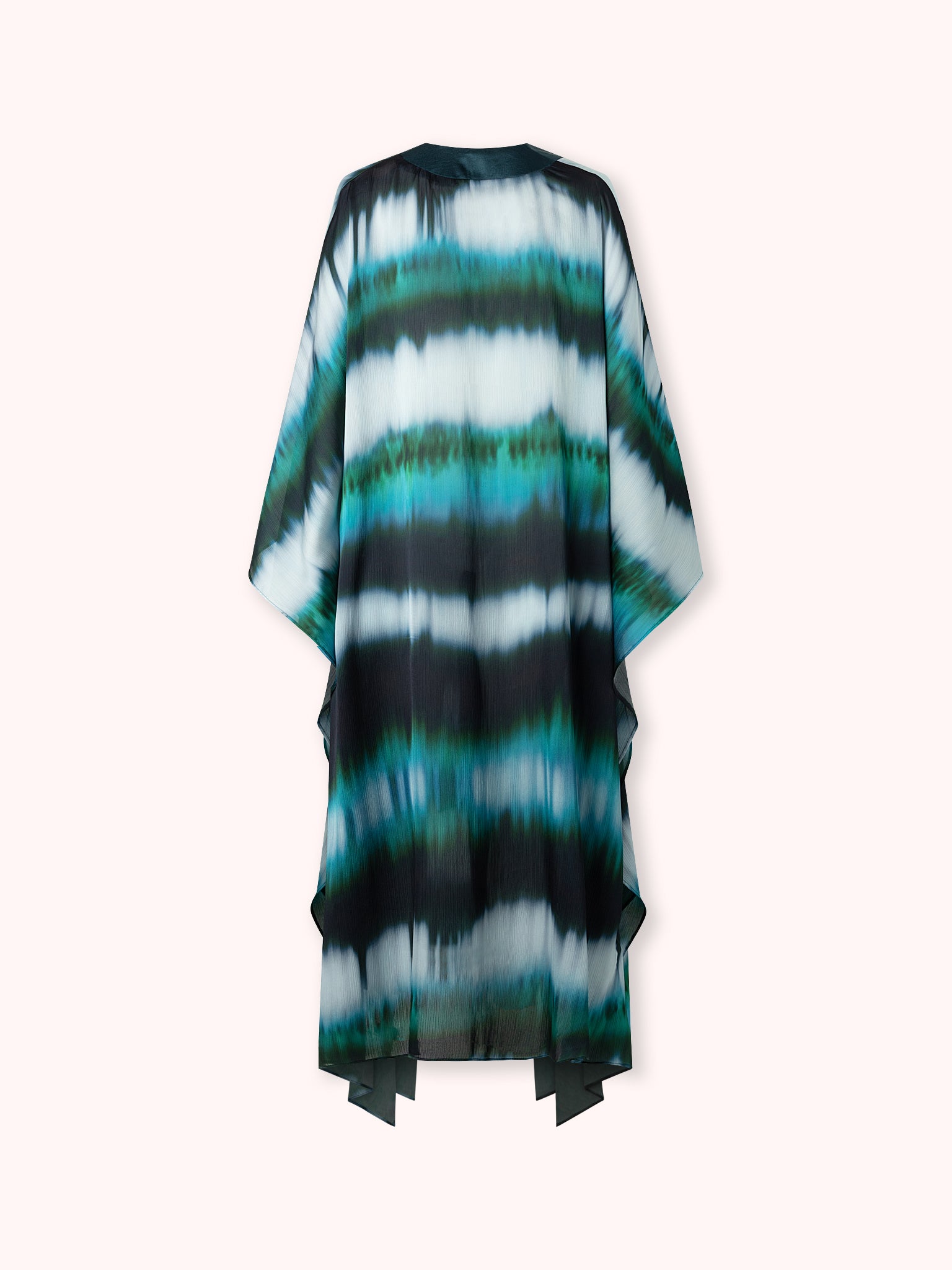 KAFTÁN LARGO ESTAMPADO VERDE