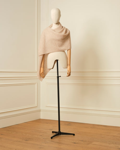 PONCHO BEIGE