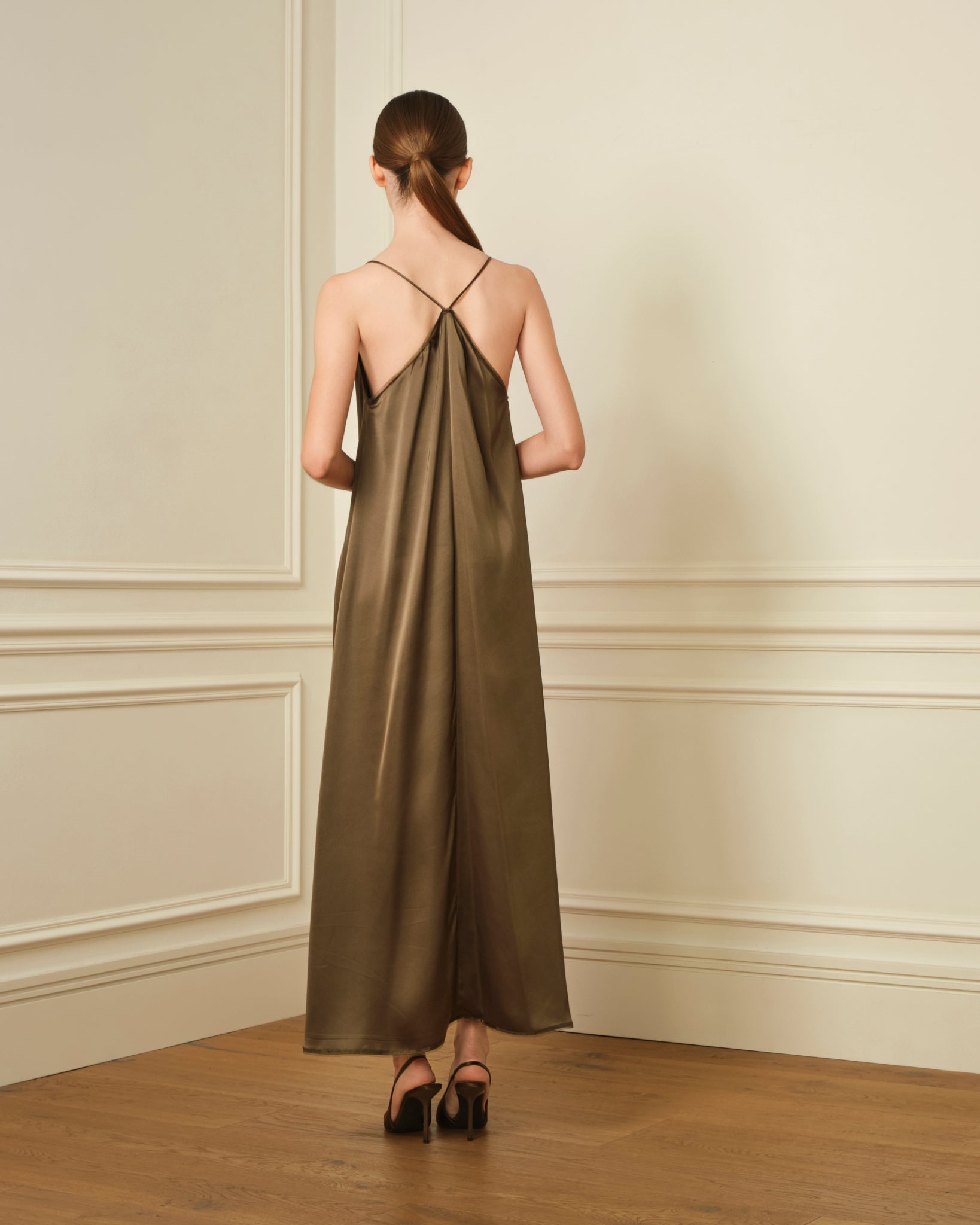 VESTIDO LENCERO VERDE