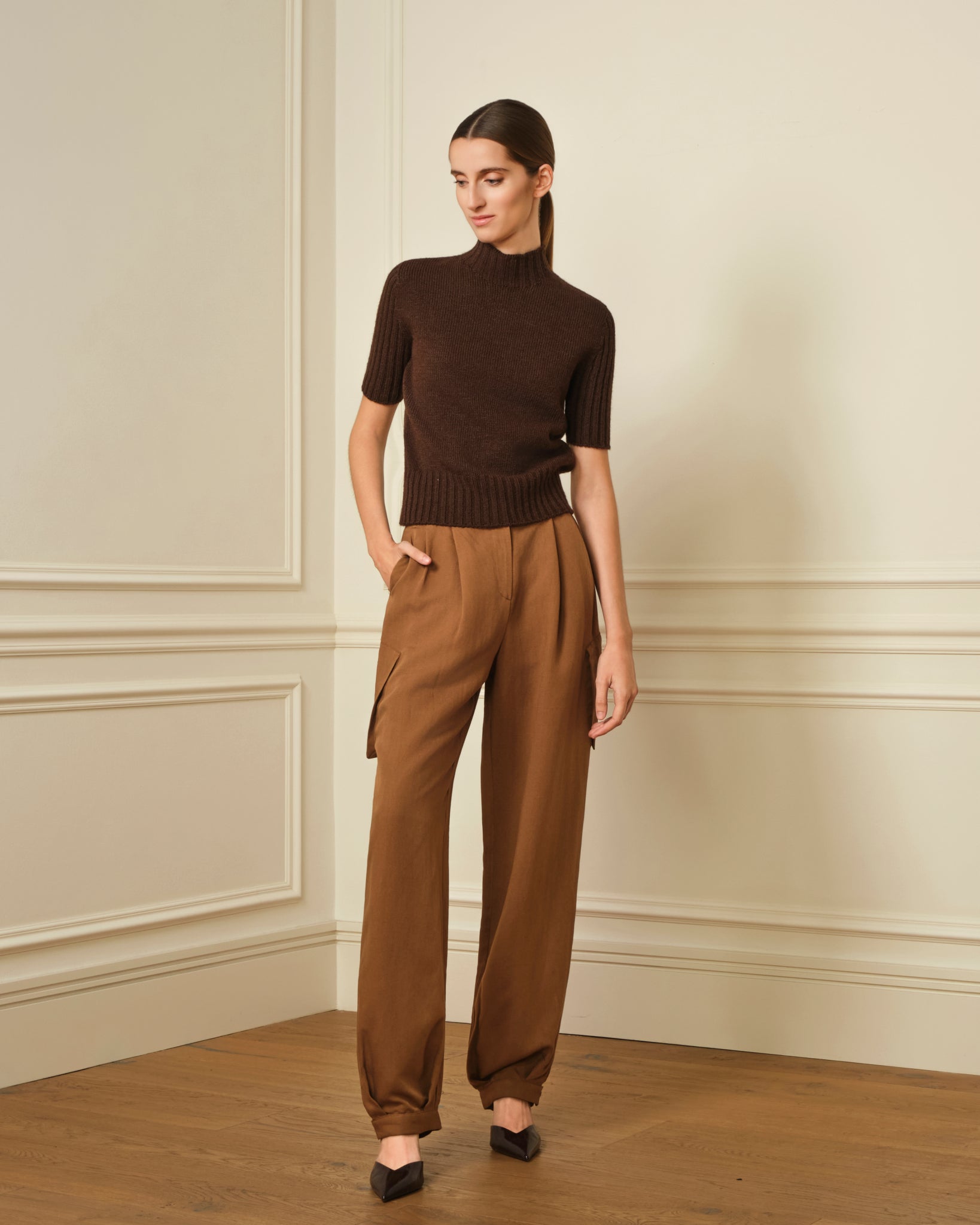 PANTALÓN CARGO MARRÓN