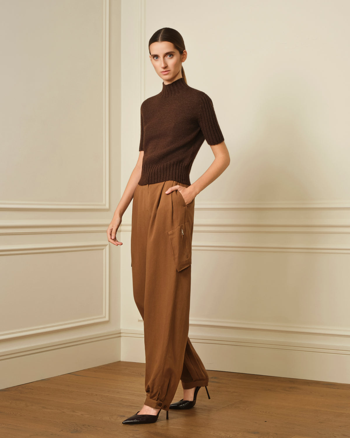 PANTALÓN CARGO MARRÓN