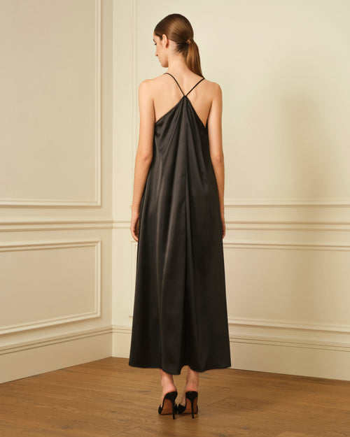 VESTIDO LENCERO NEGRO