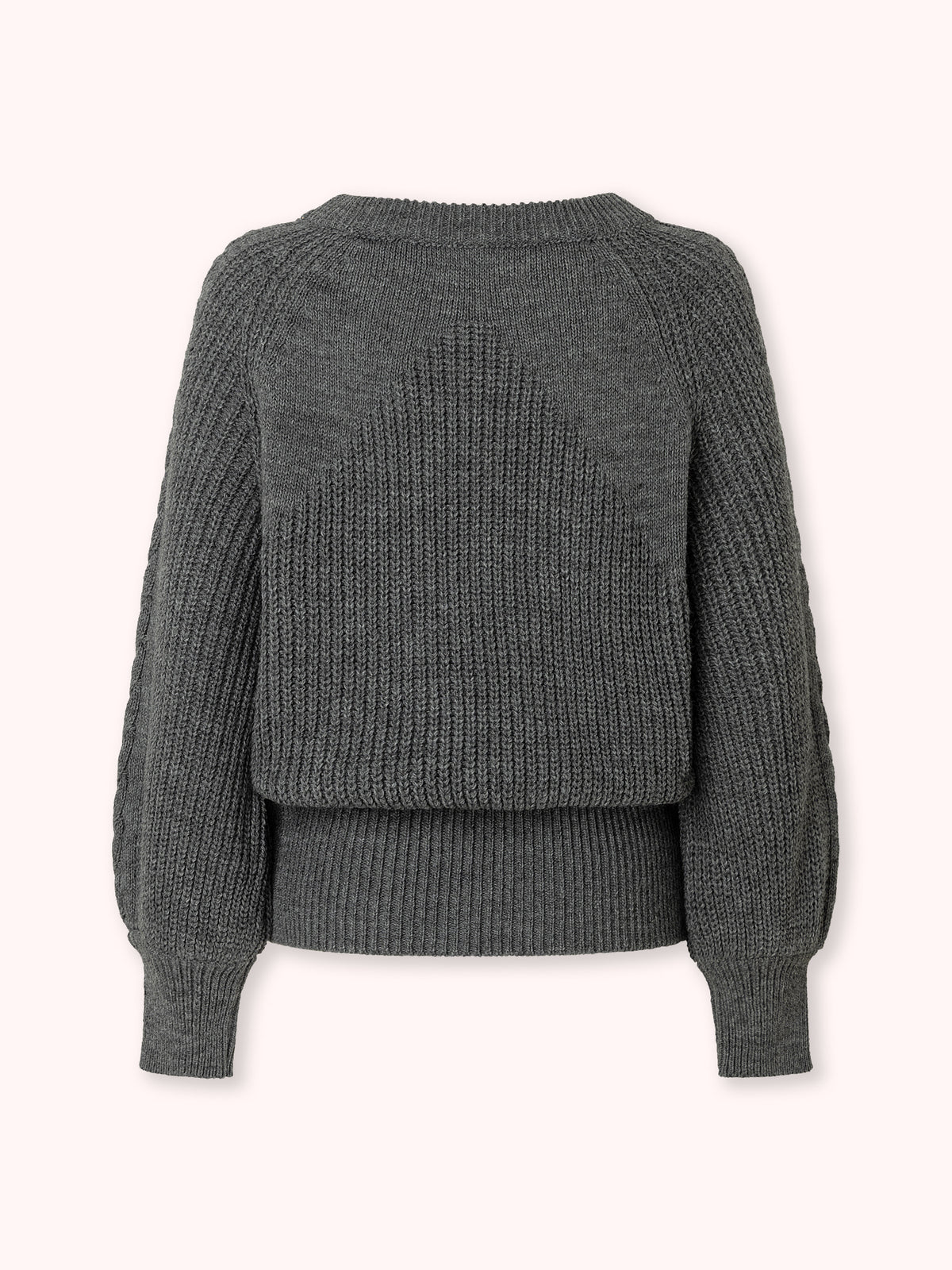 SUÉTER CUELLO BARCO GRIS