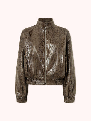 PRE-ORDER CAZADORA EFECTO PIEL ANIMAL PRINT