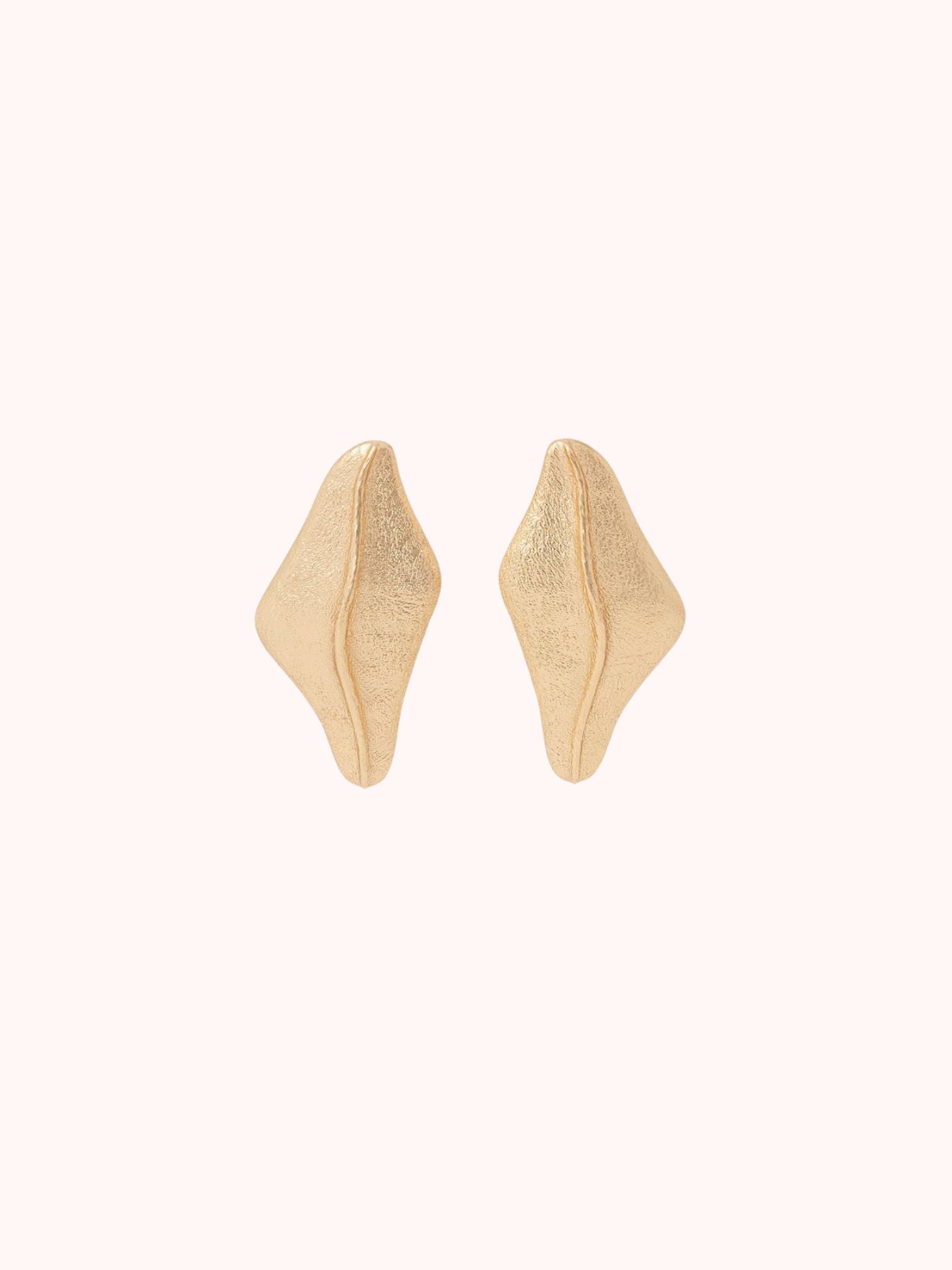 LEMON LEAF PENDIENTES GRANDES DORADOS