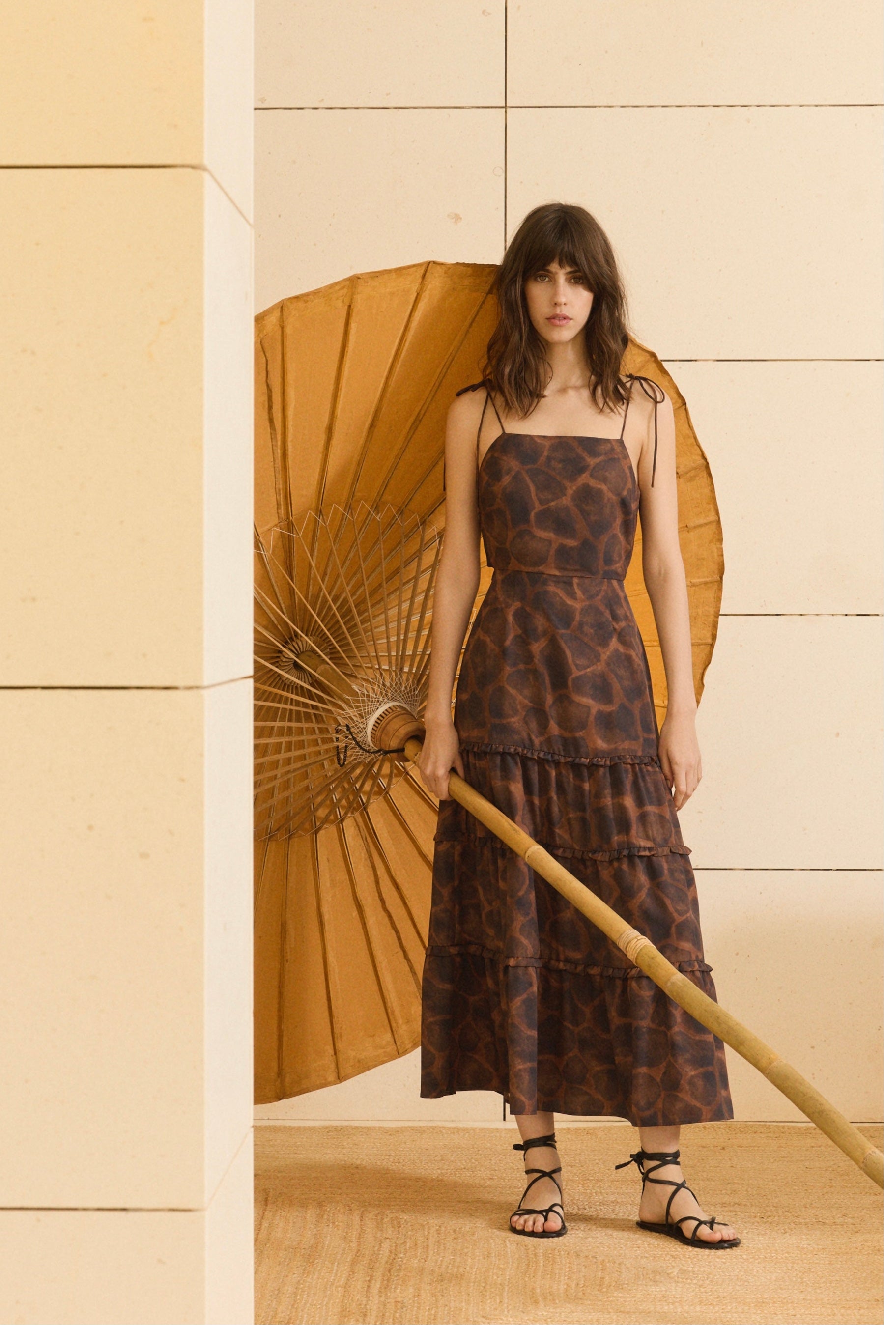 VESTIDO ESTAMPADO GIRAFFE CARMEN