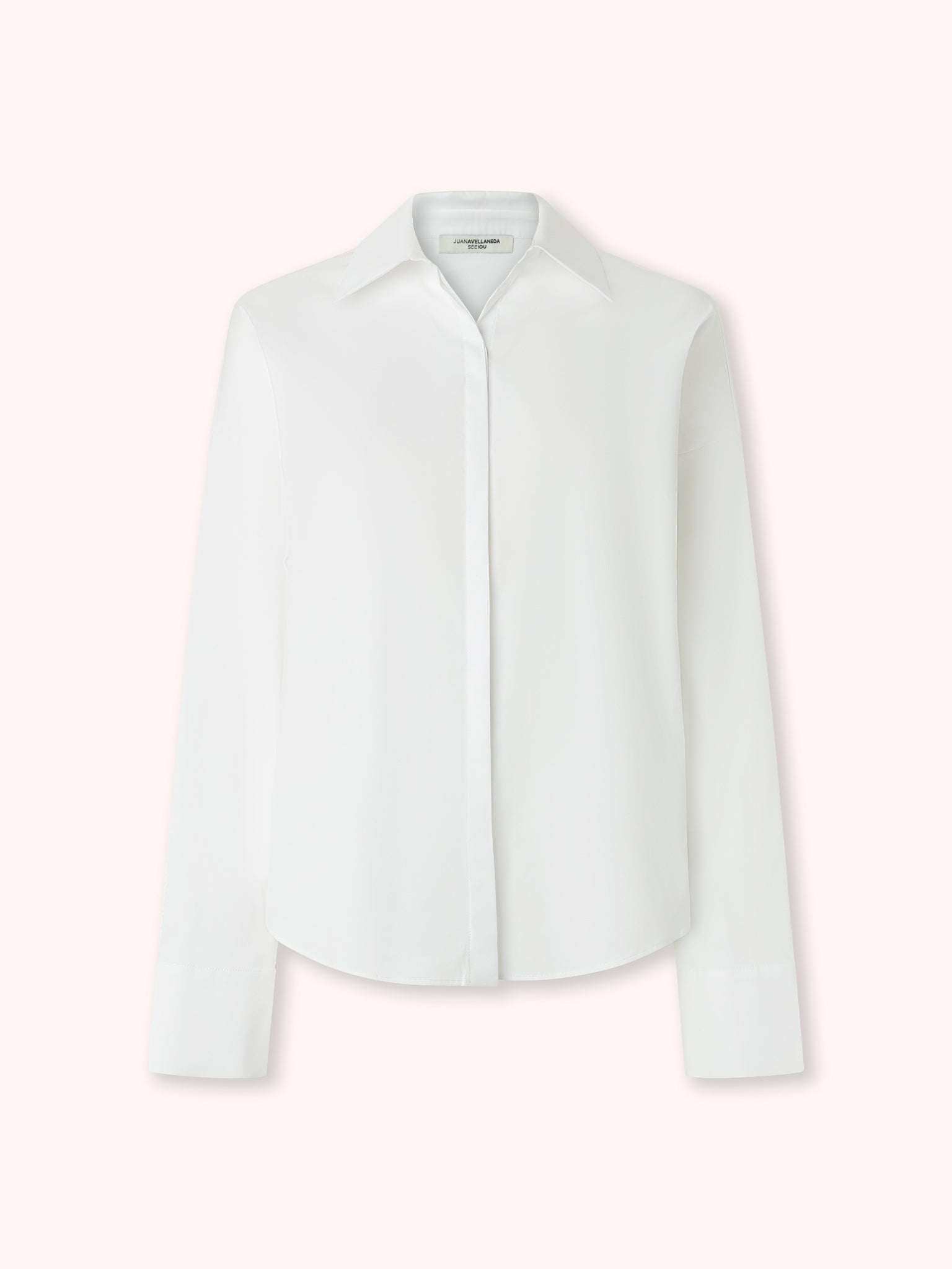 CAMISA DE PUÑO ALARGADO BLANCA