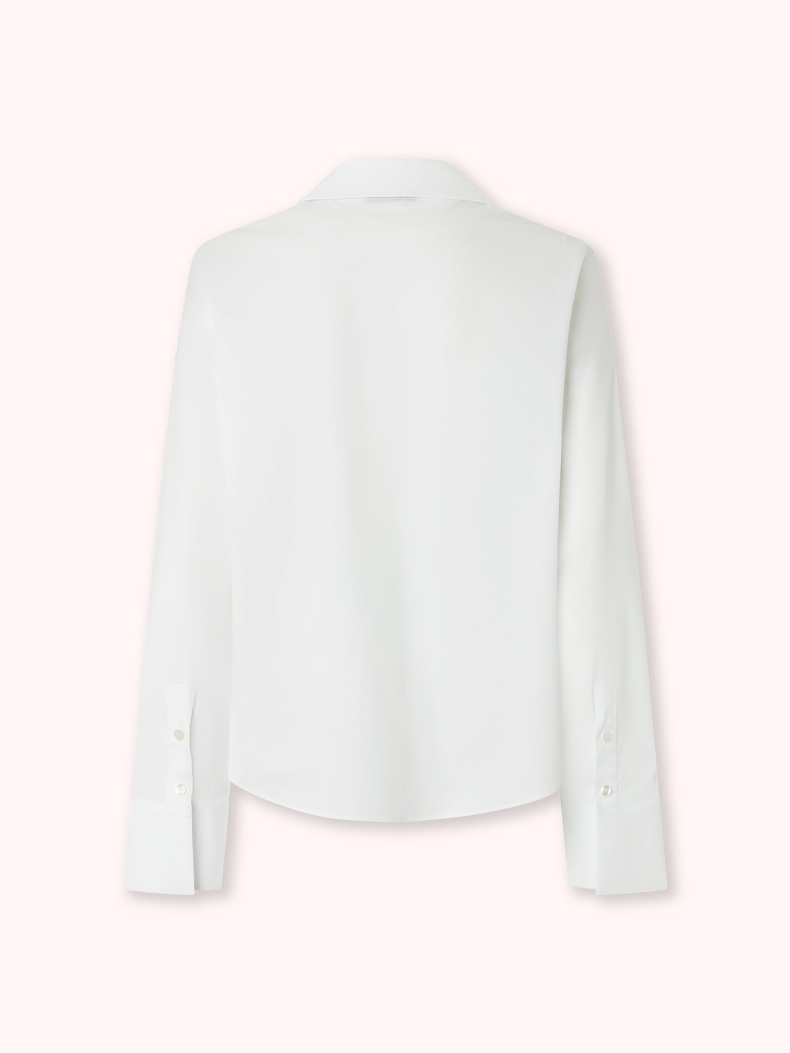 CAMISA DE PUÑO ALARGADO BLANCA