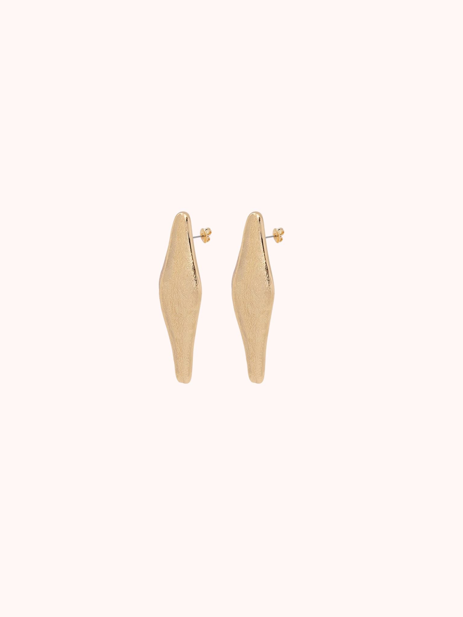 LEMON LEAF PENDIENTES GRANDES DORADOS