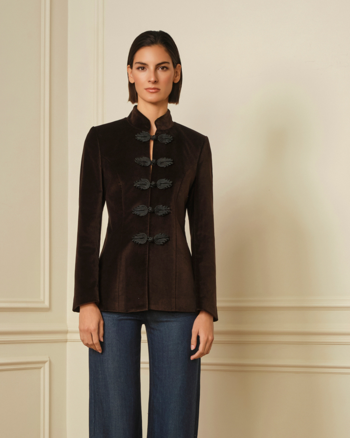 CHAQUETA PASAMANERÍA TERCIOPELO
