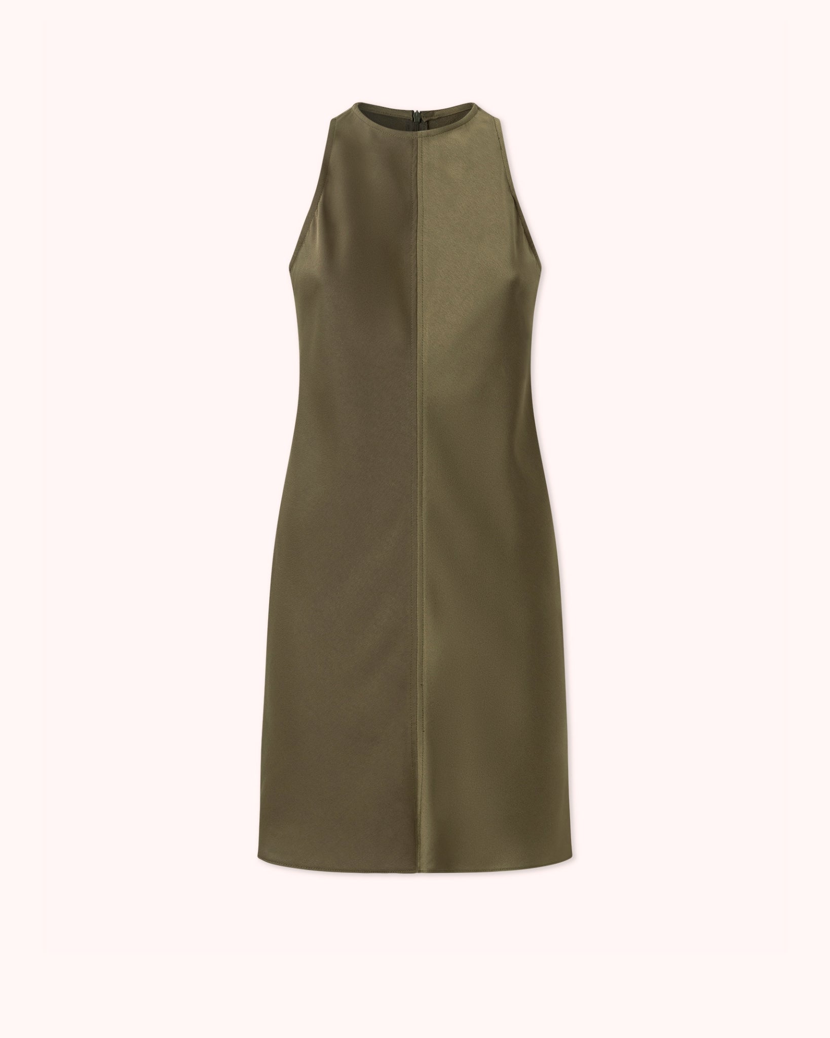 VESTIDO CORTO LENCERO VERDE