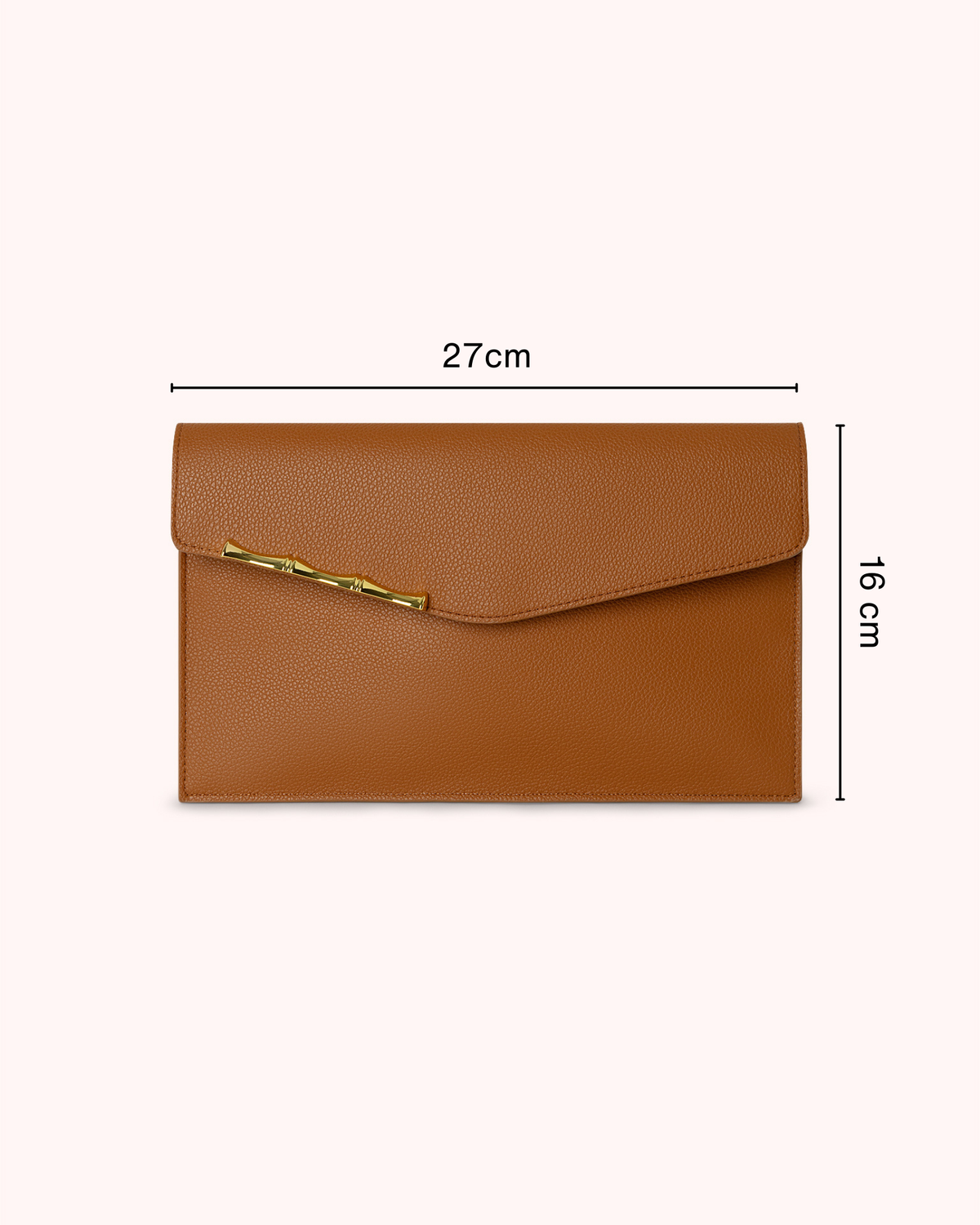 CLUTCH "SOBRE"  MARRÓN