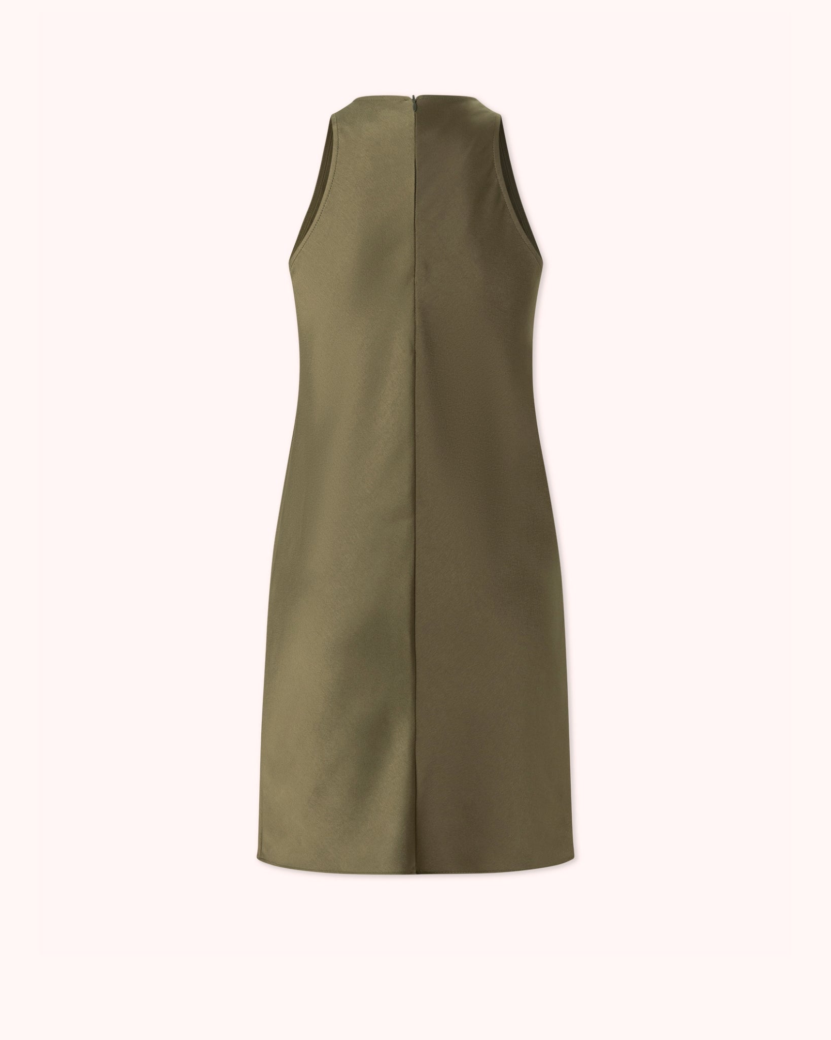 VESTIDO CORTO LENCERO VERDE