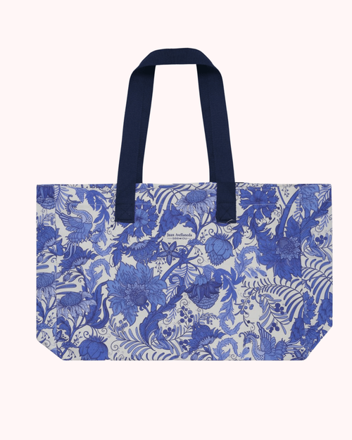 TOTE BAG AZUL JUAN AVELLANEDA X SEE IOU