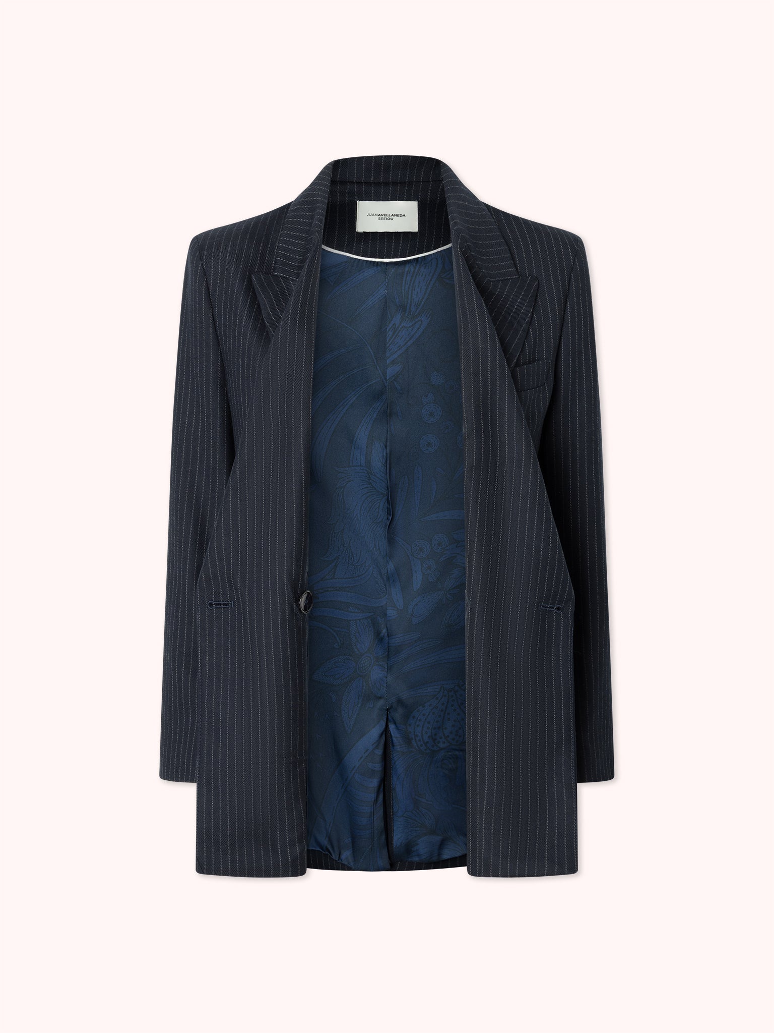 BLAZER RAYA DIPLOMÁTICA AZUL