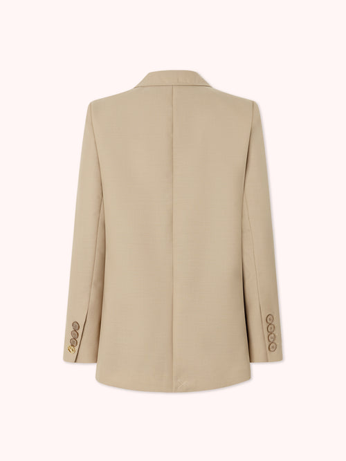 BLAZER CON BOLSILLOS BEIGE