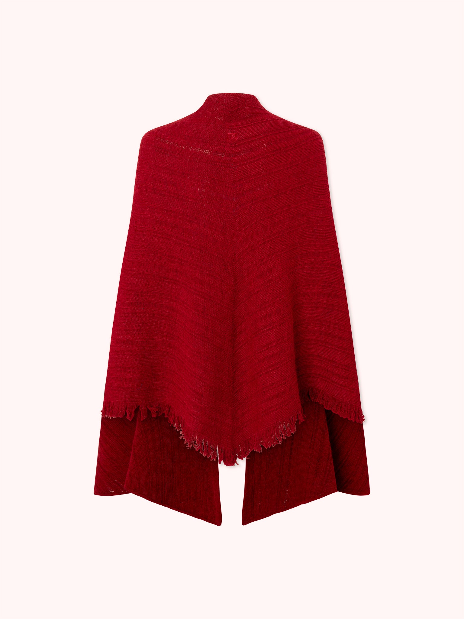 CAPA DE PUNTO ACANALADO ROJO