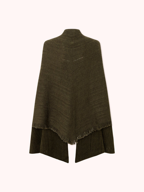 CAPA DE PUNTO ACANALADO VERDE MILITAR