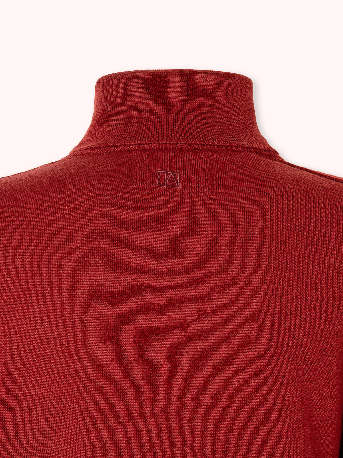 JERSEY CUELLO CISNE MANGA LARGA GRANATE