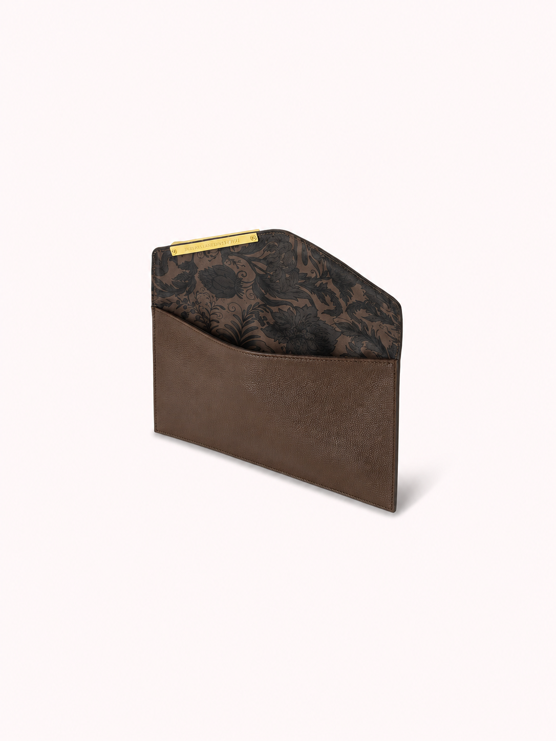 CLUTCH "SOBRE" MARRÓN CHOCOLATE