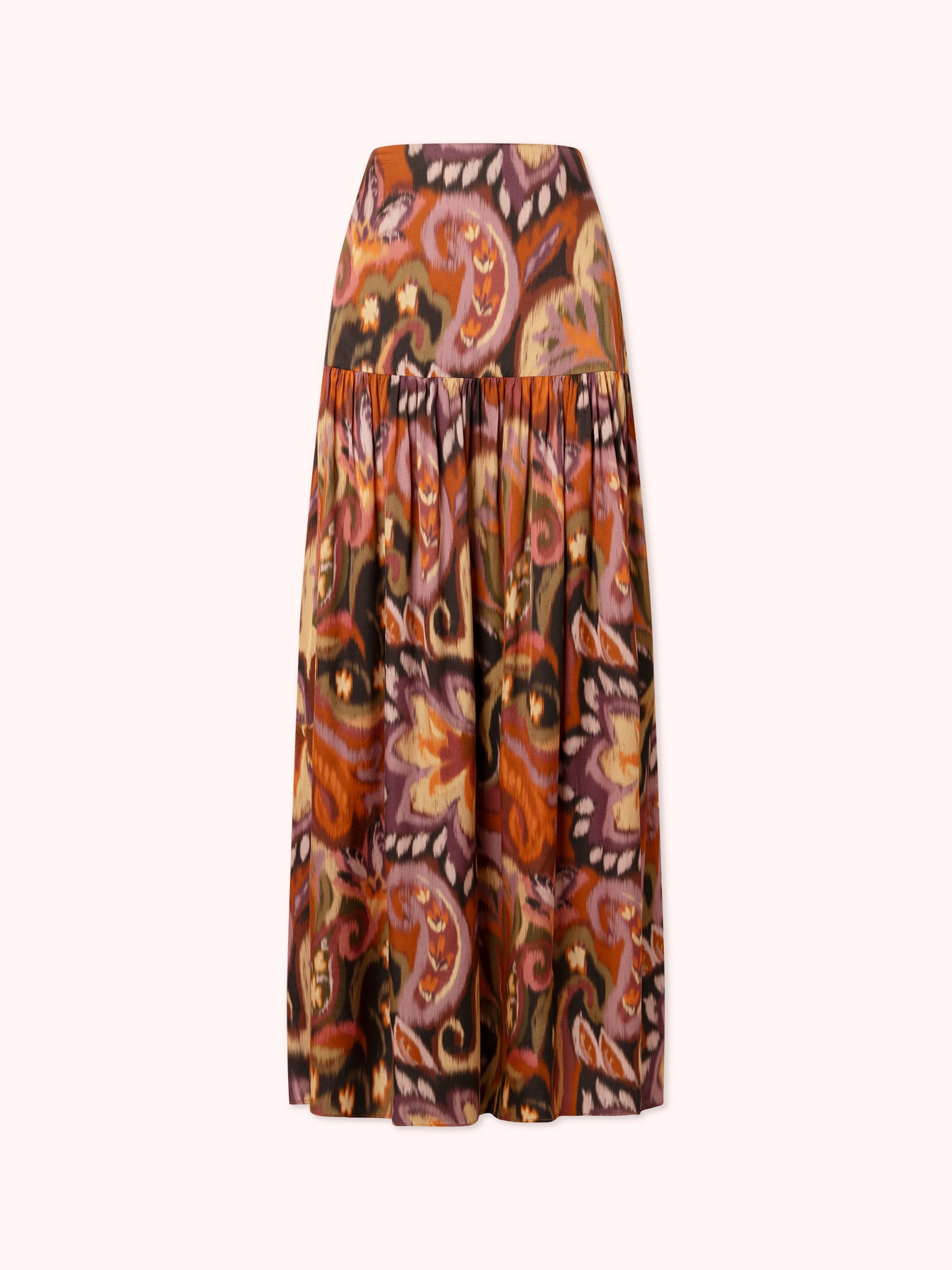 FALDA MIDI ESTAMPADA