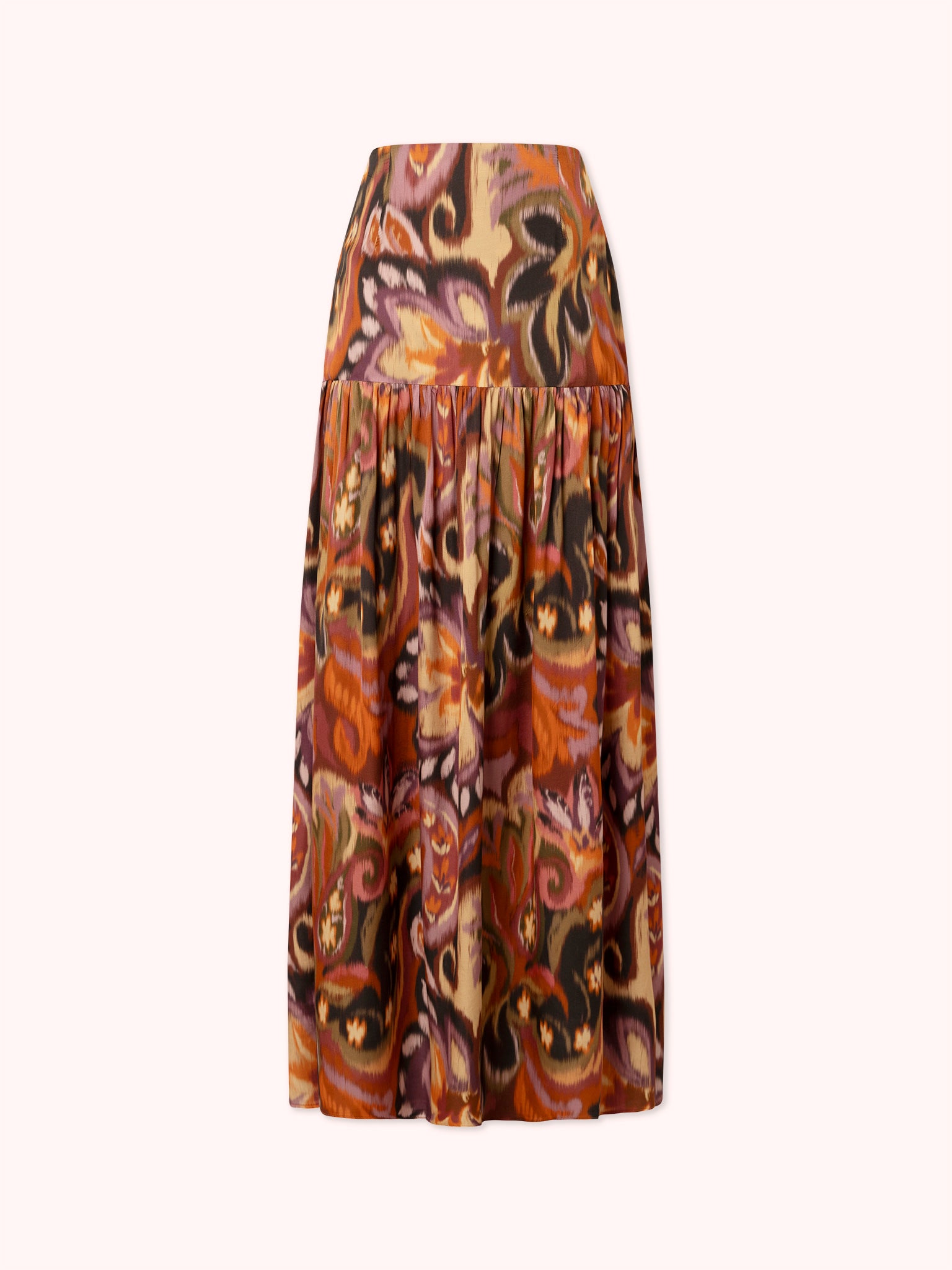 FALDA MIDI ESTAMPADA