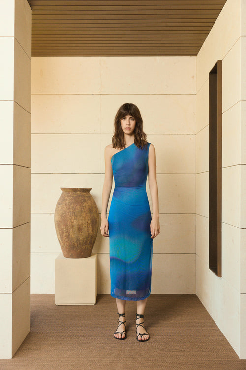 VESTIDO AZUL OLBIA