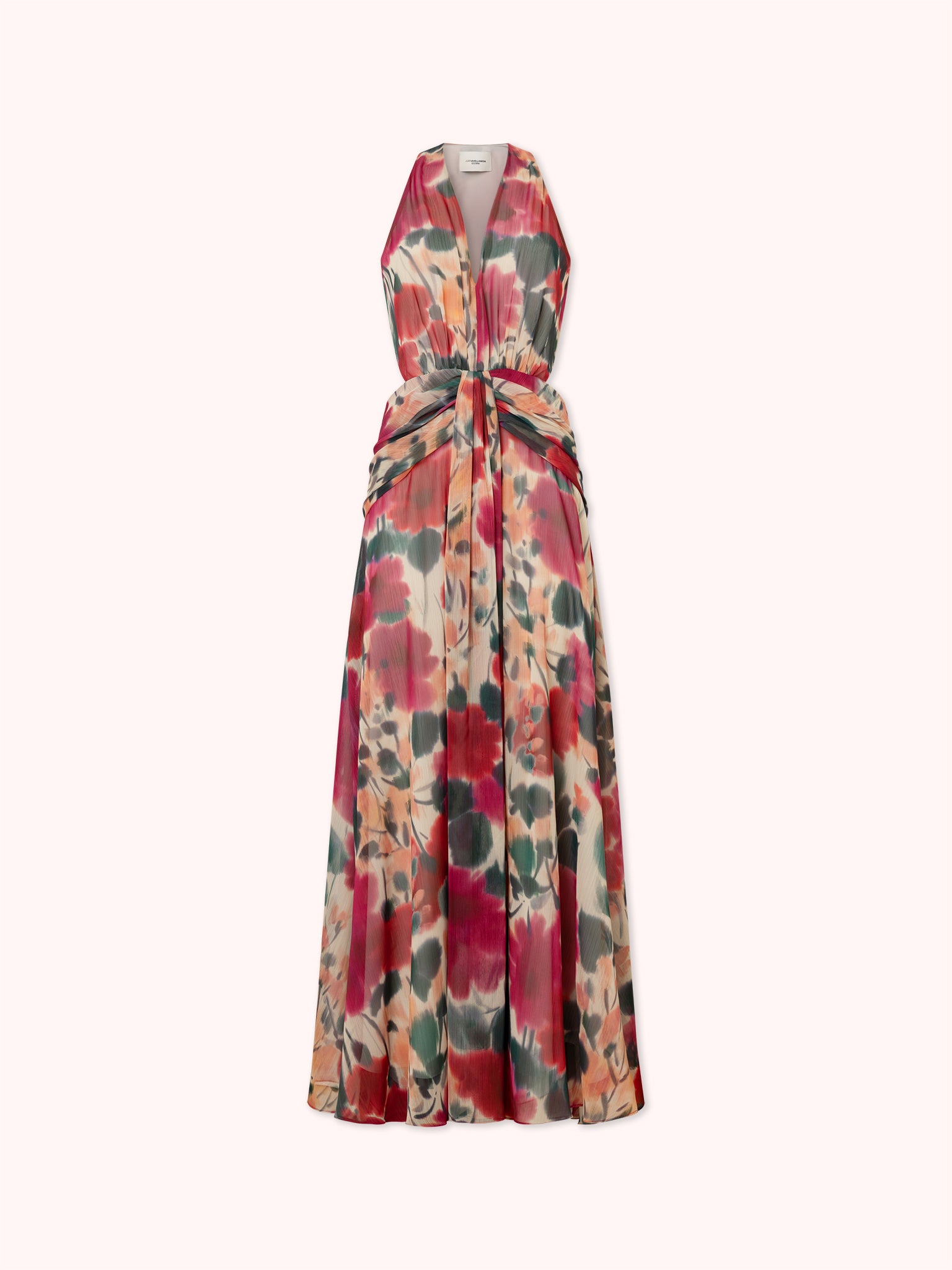 VESTIDO GASA CON ESTAMPADO FLORAL