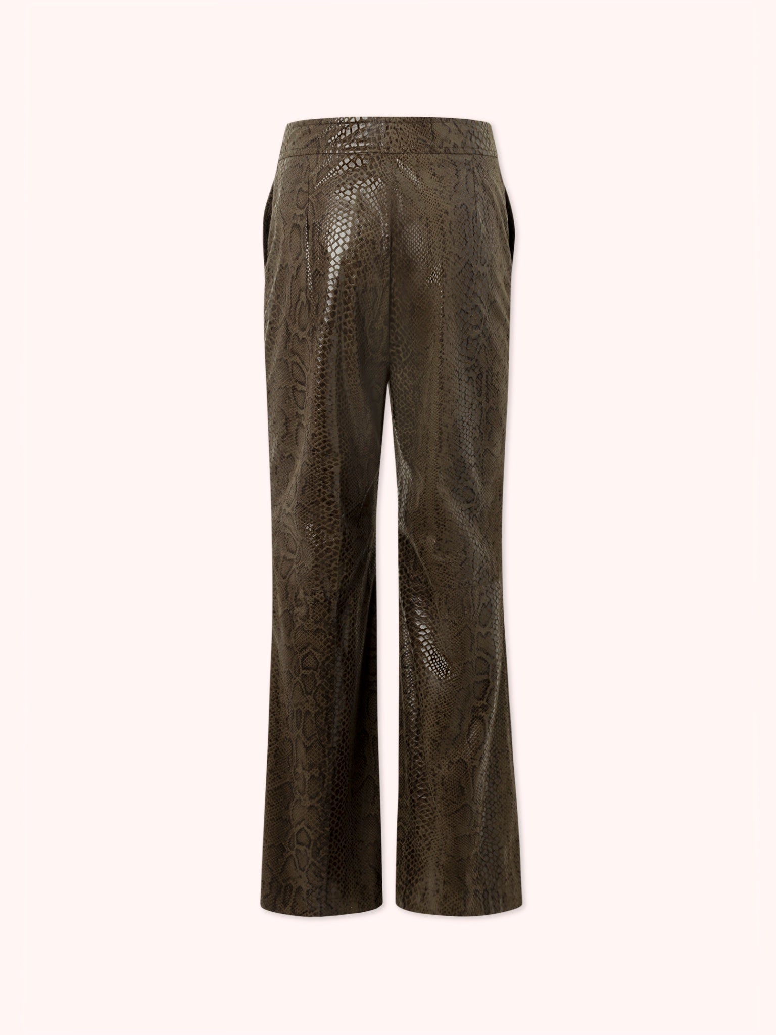 PRE-ORDER PANTALÓN FLARE EFECTO PIEL ANIMAL PRINT