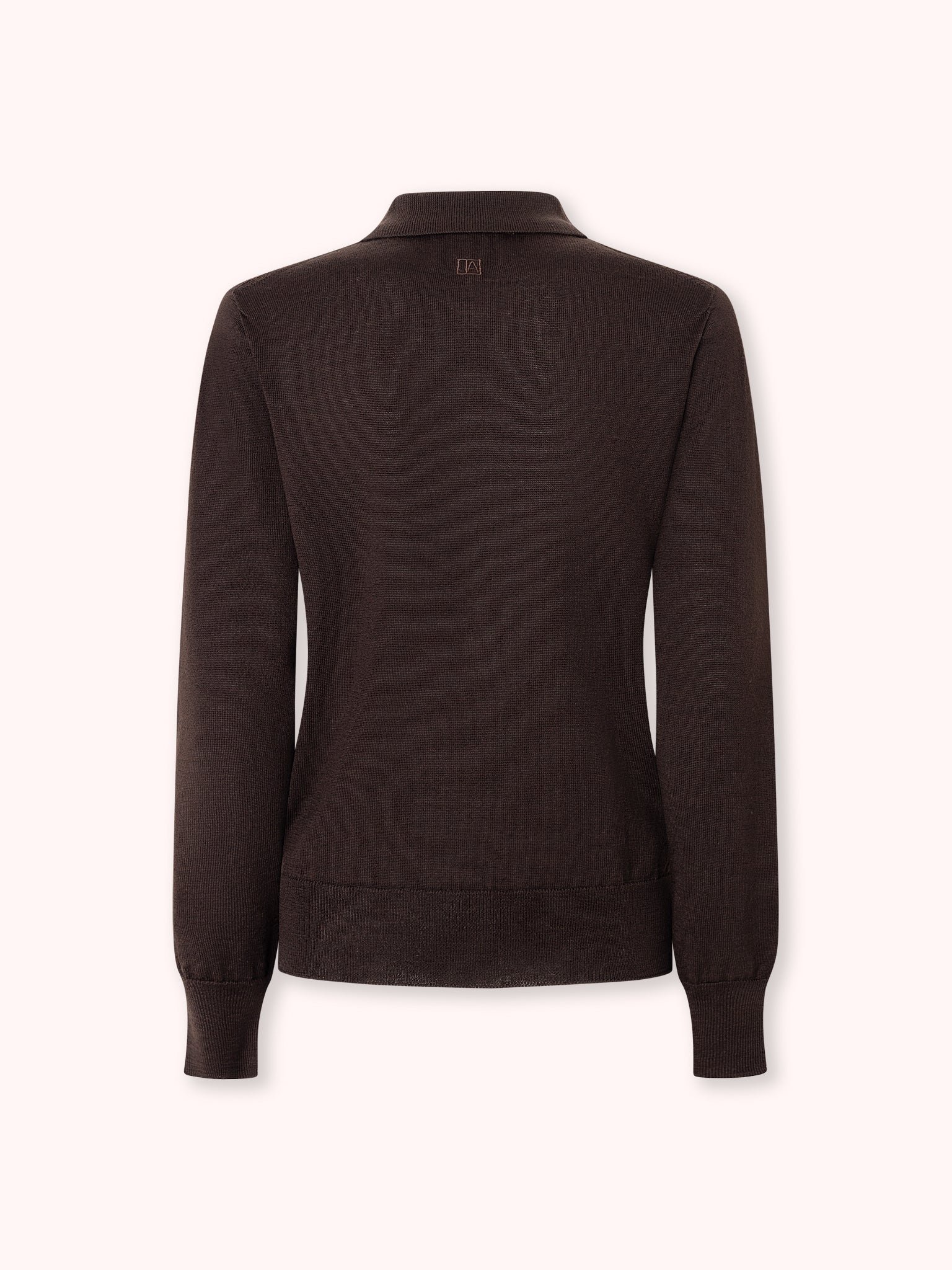 JERSEY CUELLO POLO MARRÓN