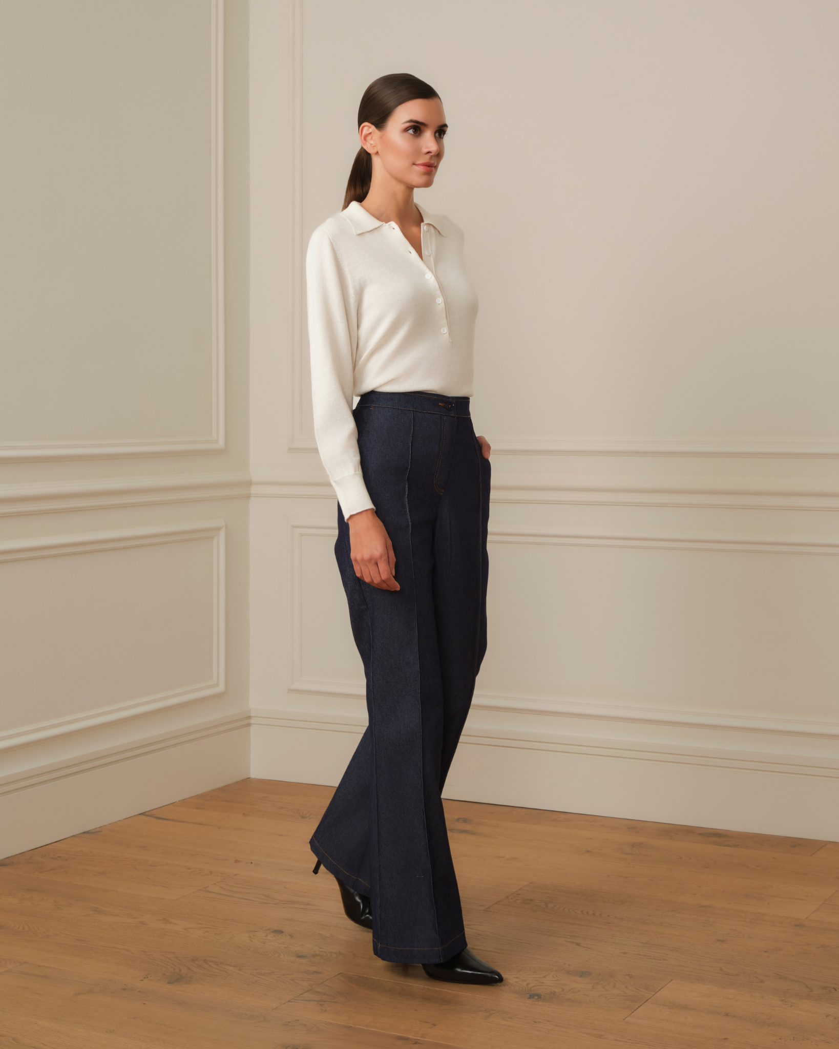 JERSEY CUELLO POLO CRUDO